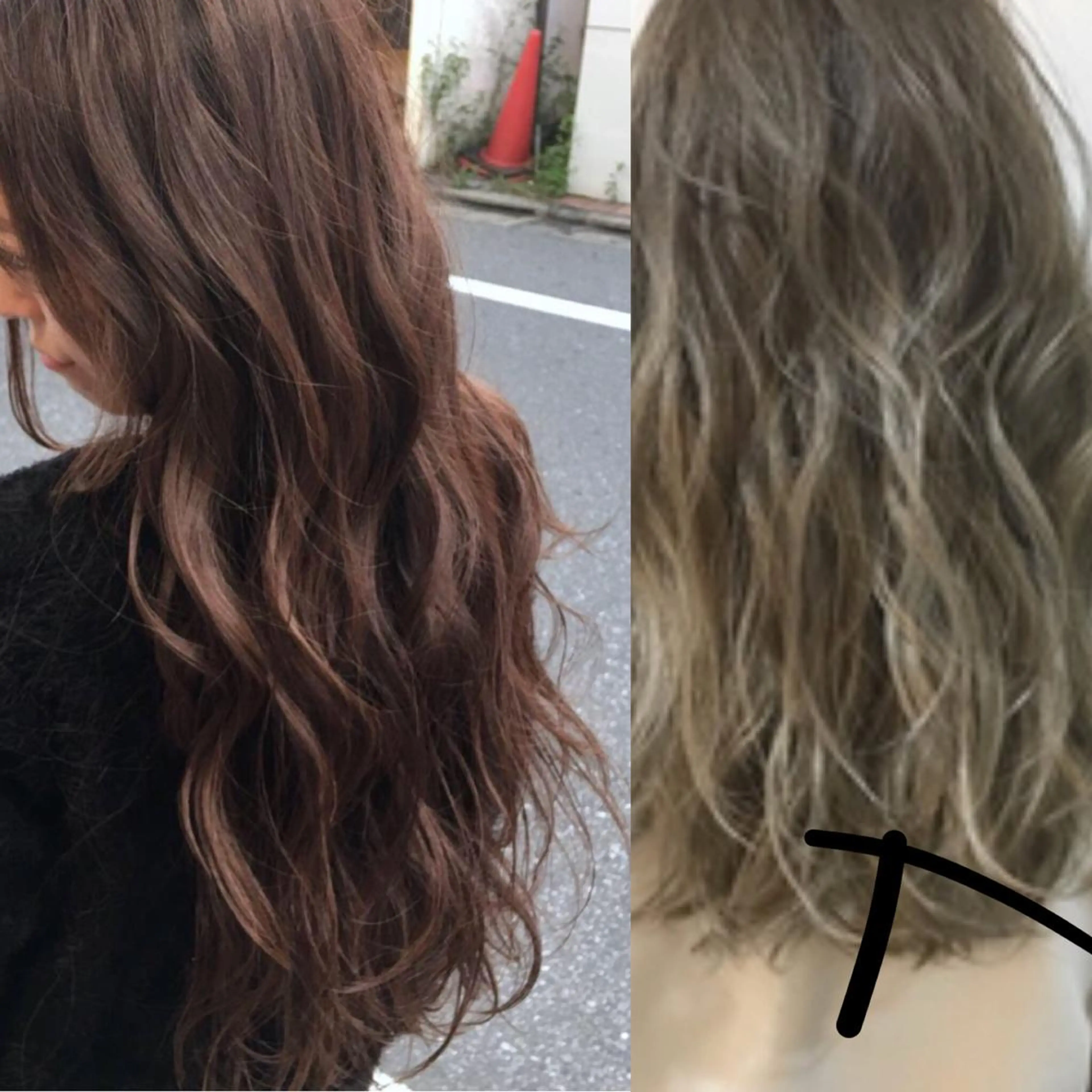 ミディアム カラー パーマ ヘアアレンジ メンズ キッズ ネイル マツエク・マツパ premier modelsのヘアスタイル