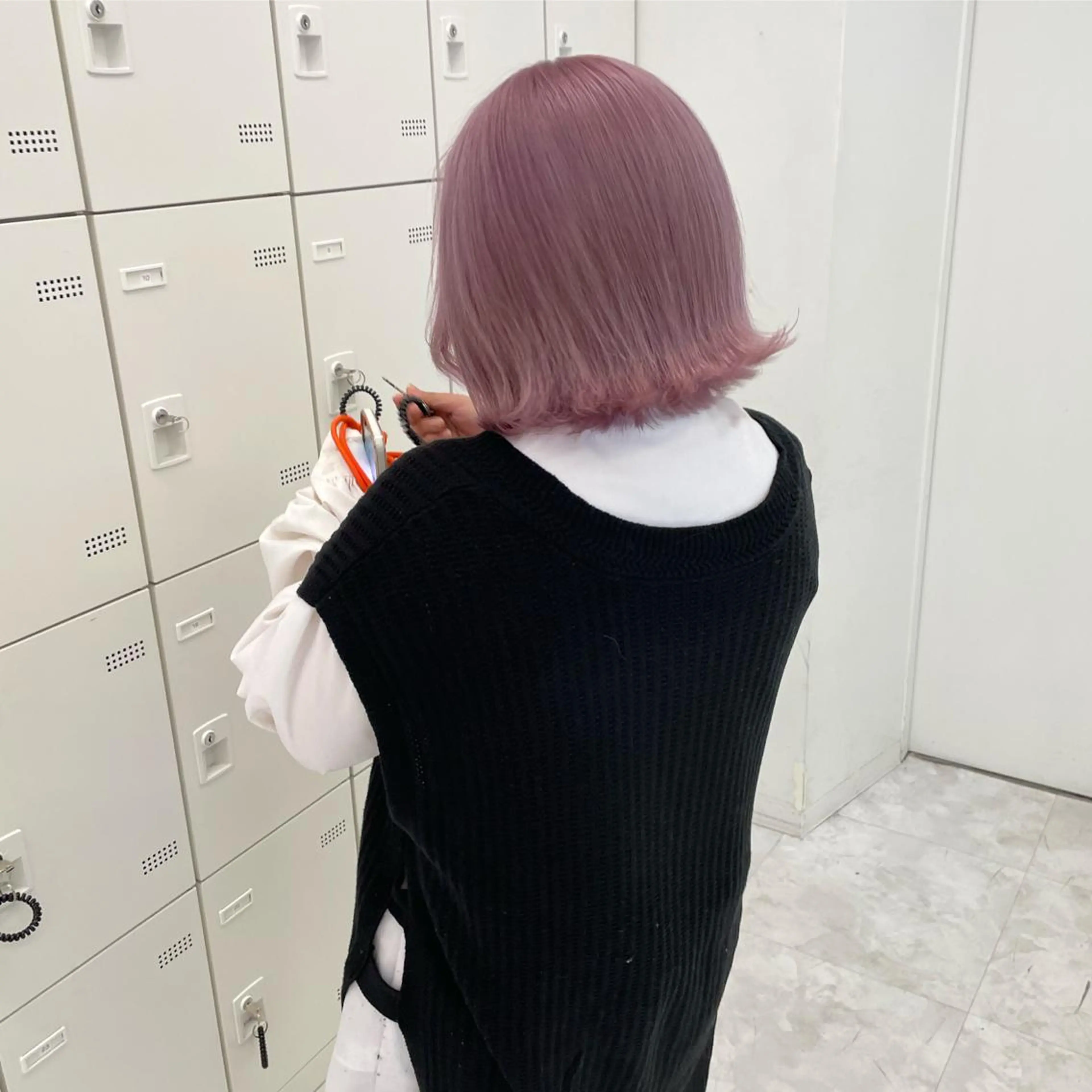 ショート カラー ヘアカラー トリートメント 💗🤍透明感カラー 🤍💗kanonのヘアスタイル