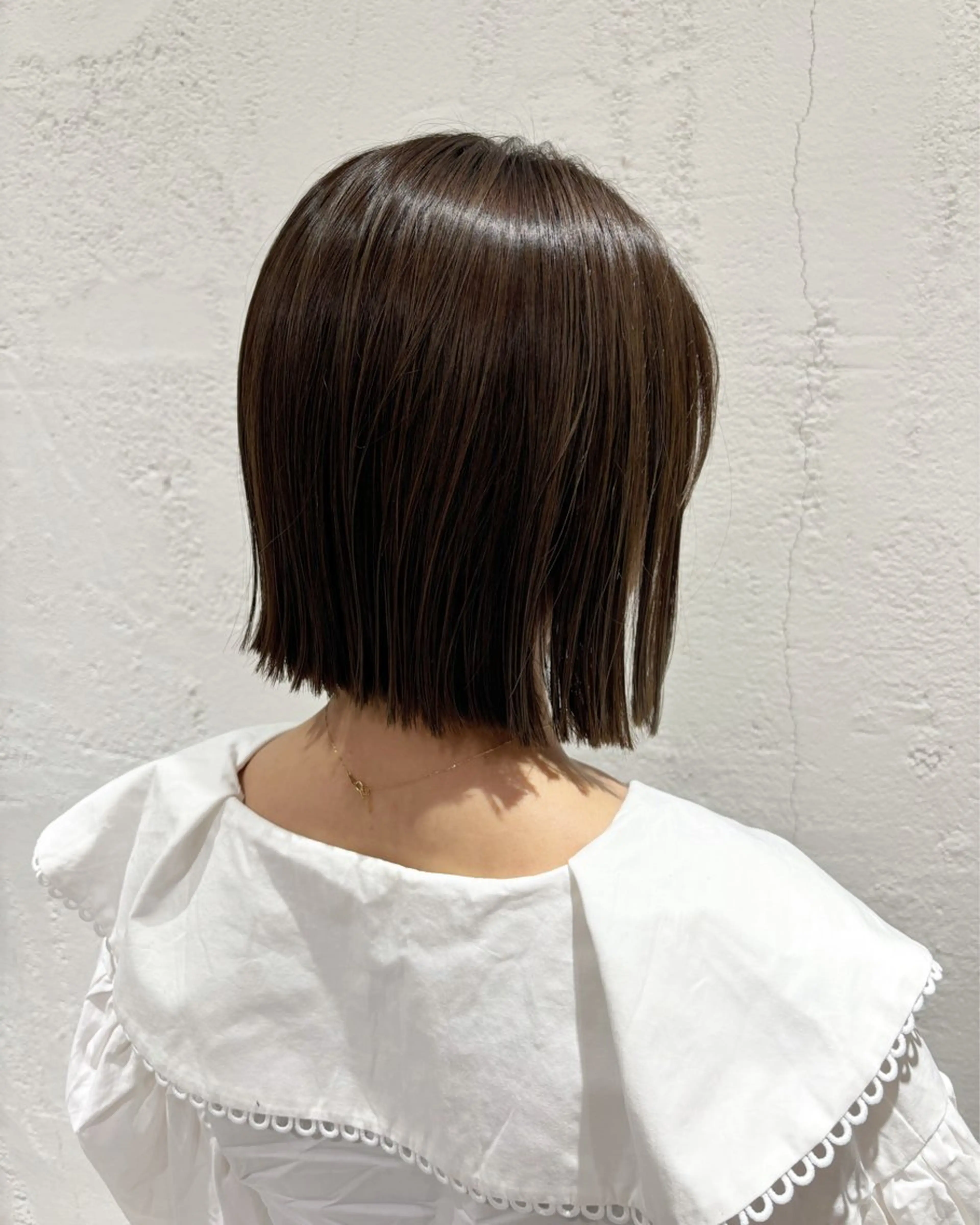 ショート カラー 切りっぱなしボブ アッシュ 透明感カラー オリーブアッシュ ボブ カット トリートメント サソウ ユリエ🥥のヘアスタイル