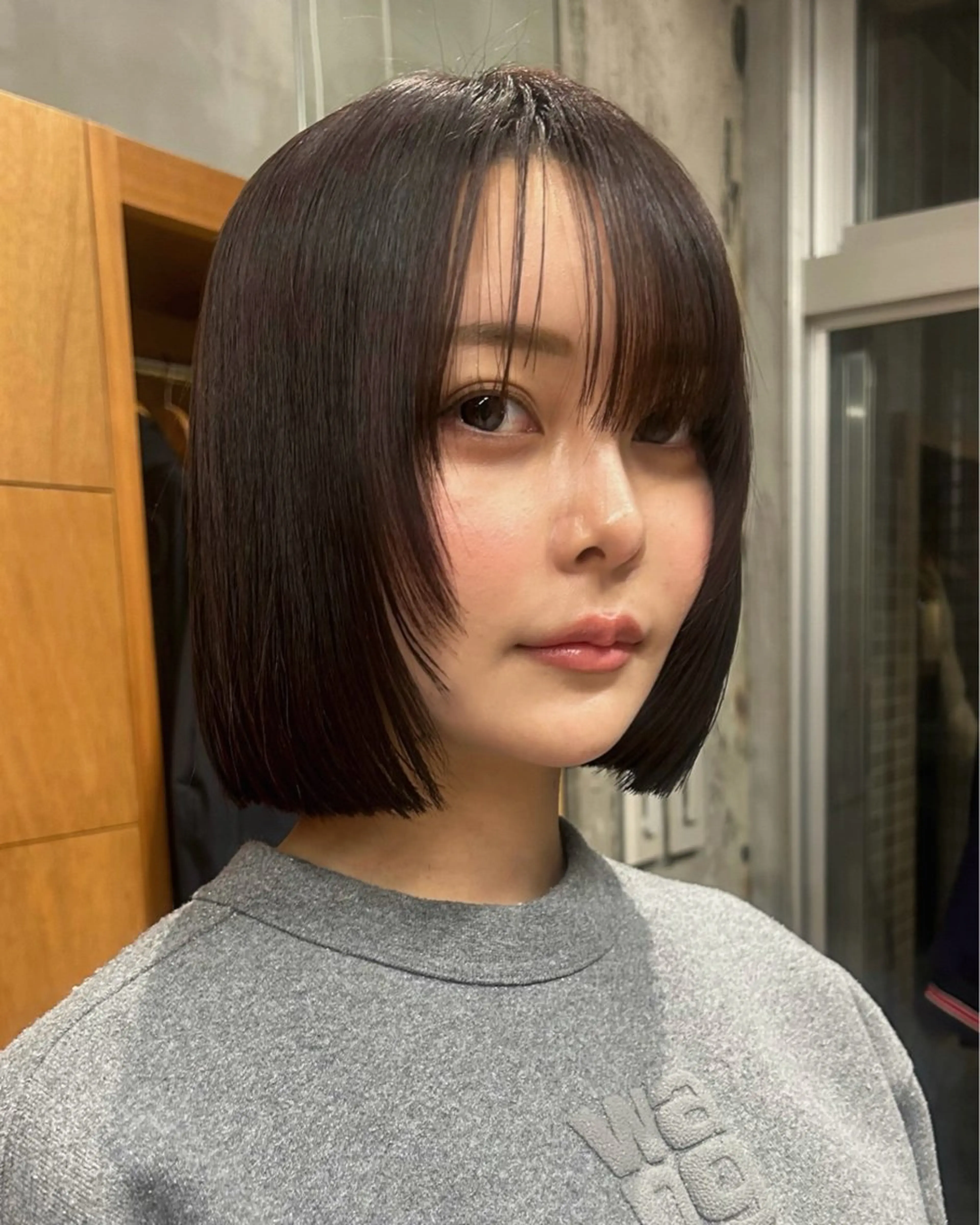 ミディアム 柔らかいオリーブ🍃 カラーNatsumiのヘアスタイル