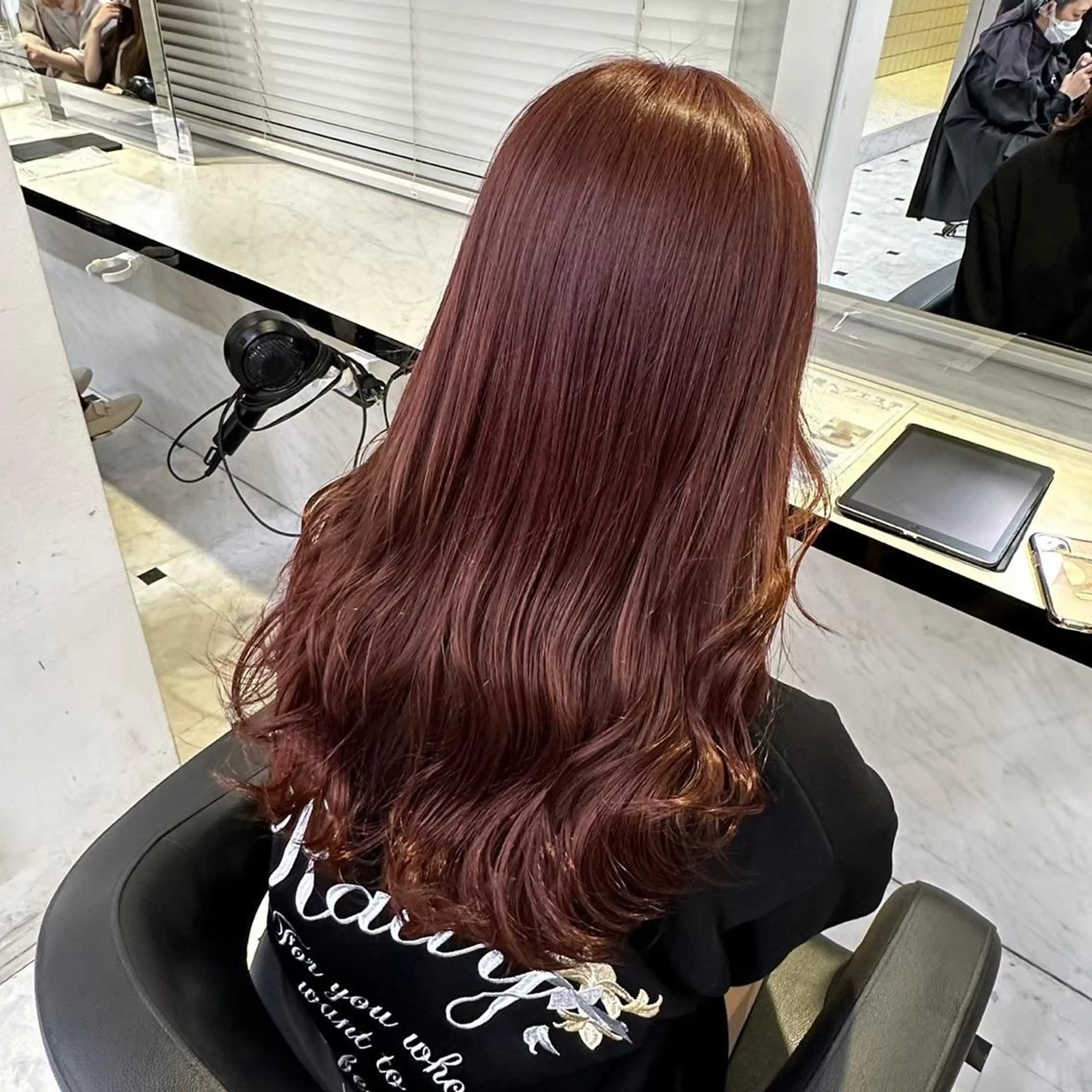 カラー ♡艶髪ブラウン himi♡のヘアスタイル