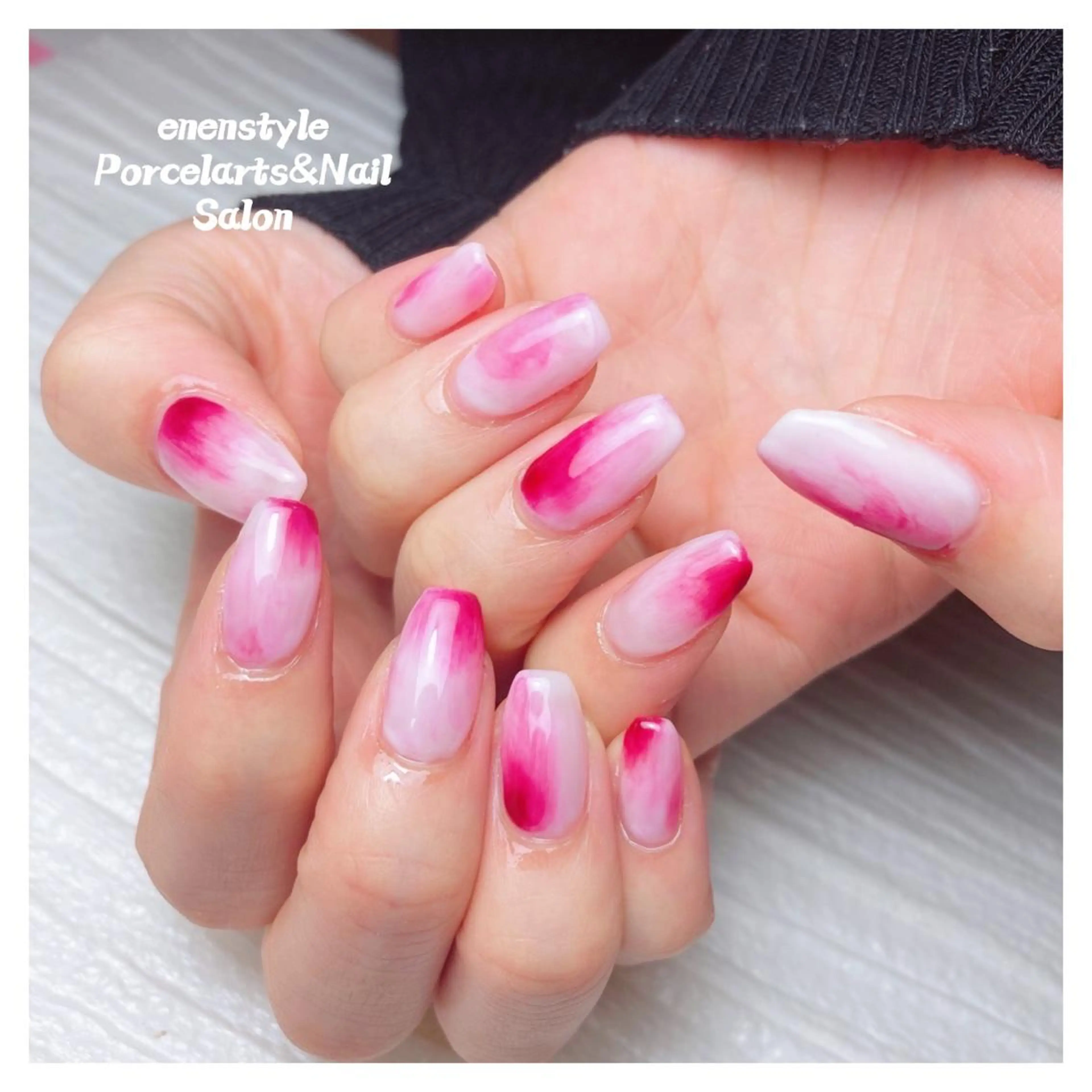 ミディアム ネイル 👑enen style👑のネイルデザイン