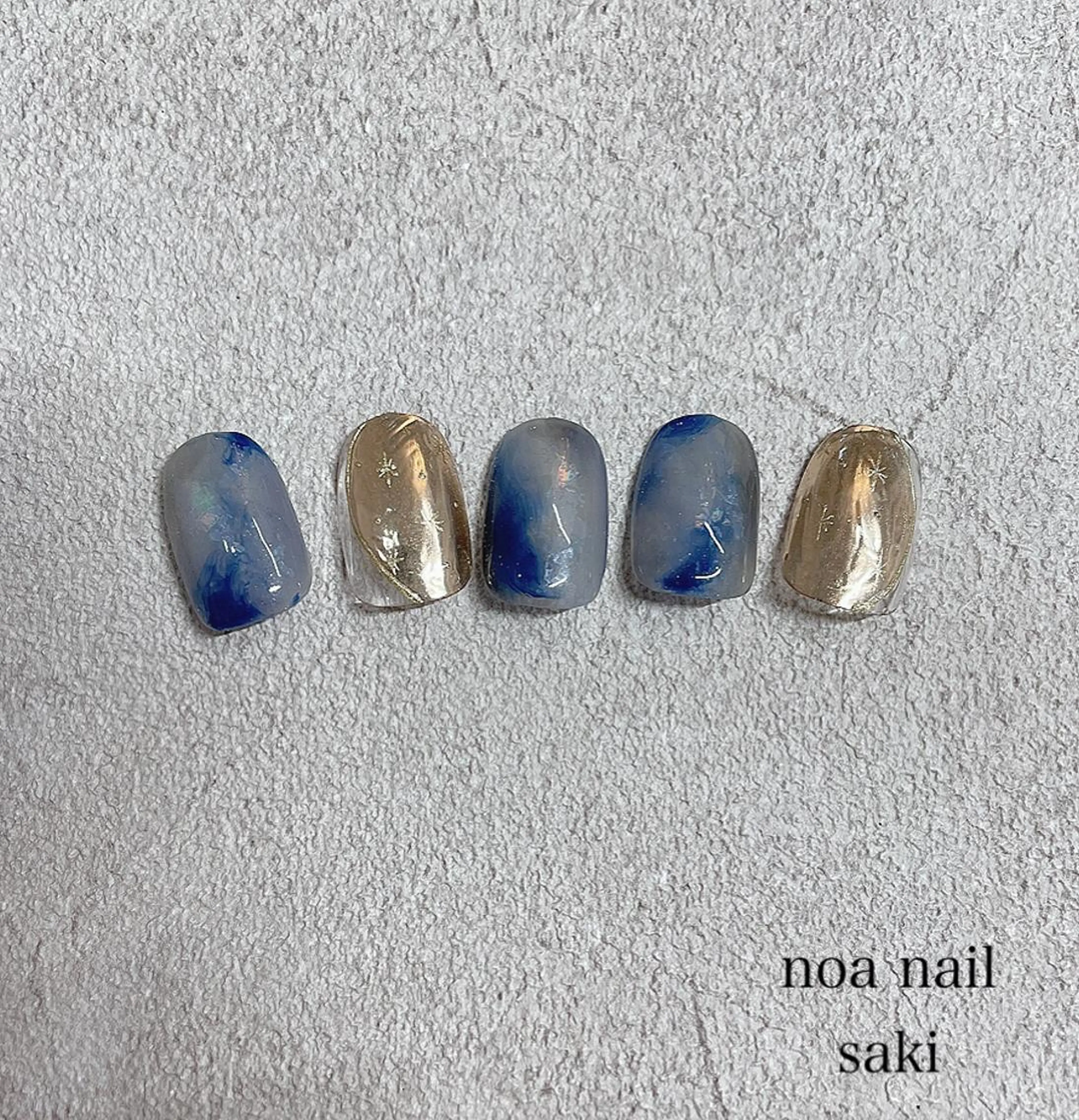 ネイル アートネイル オーロラネイル ジェルネイル 氷ネイル・うるうるネイル 韓国ネイル nailsalon noa所属・nailsalon noaのネイルデザイン