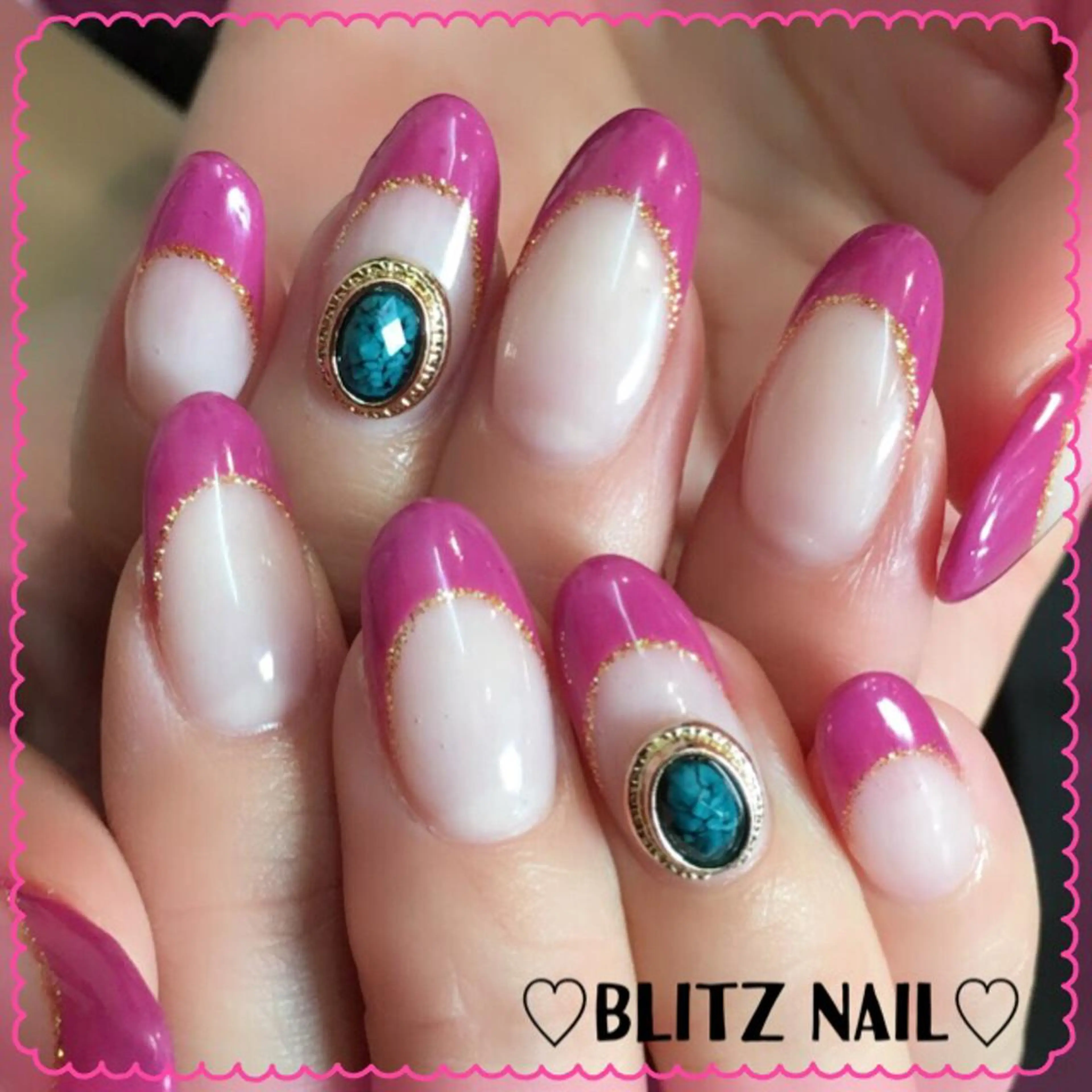 ネイル フレンチネイル BLITZ Nail 岩田💅🏻✨のネイルデザイン