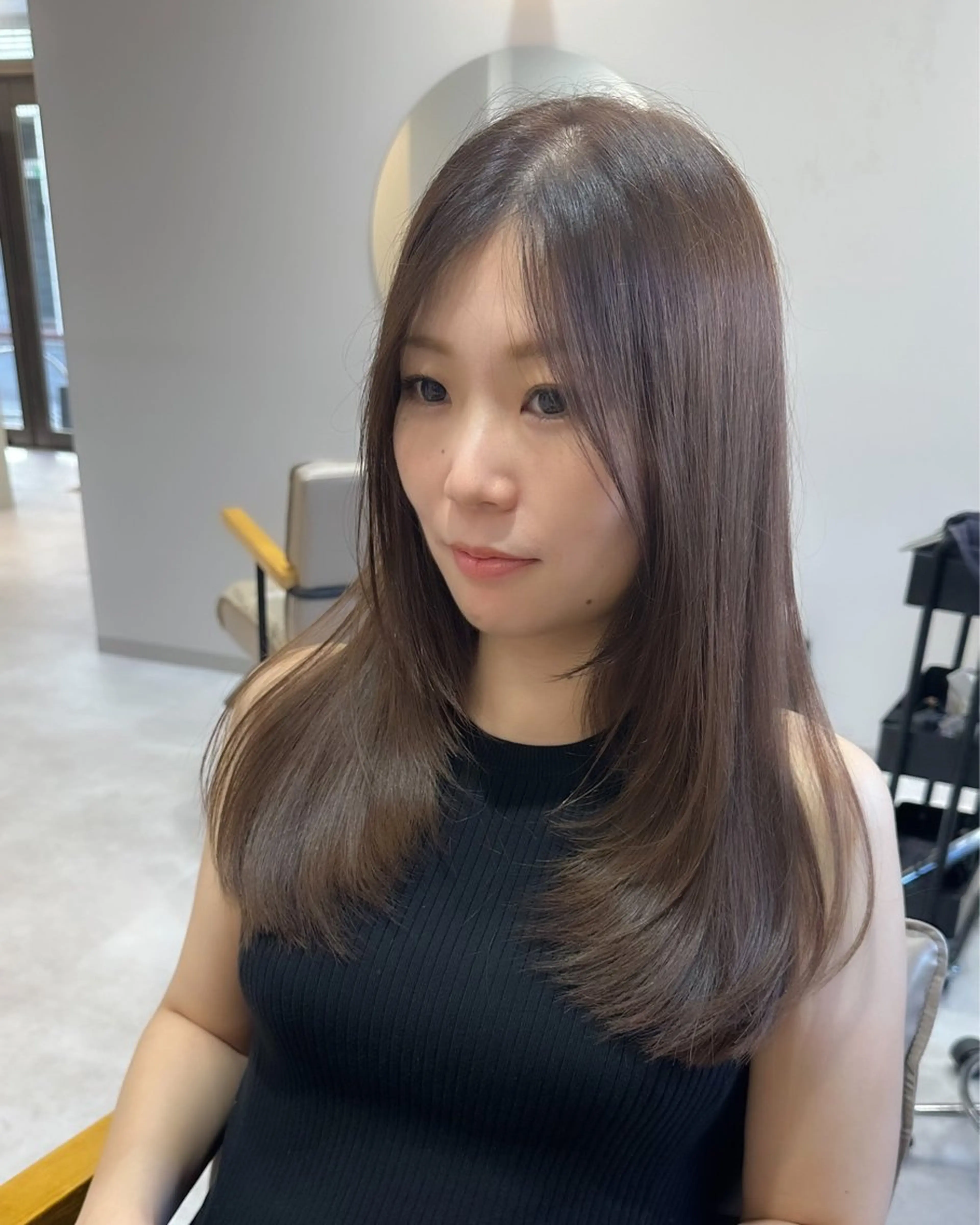 ロング カラー ヘアアレンジ topstylist 芳賀みなみのヘアスタイル