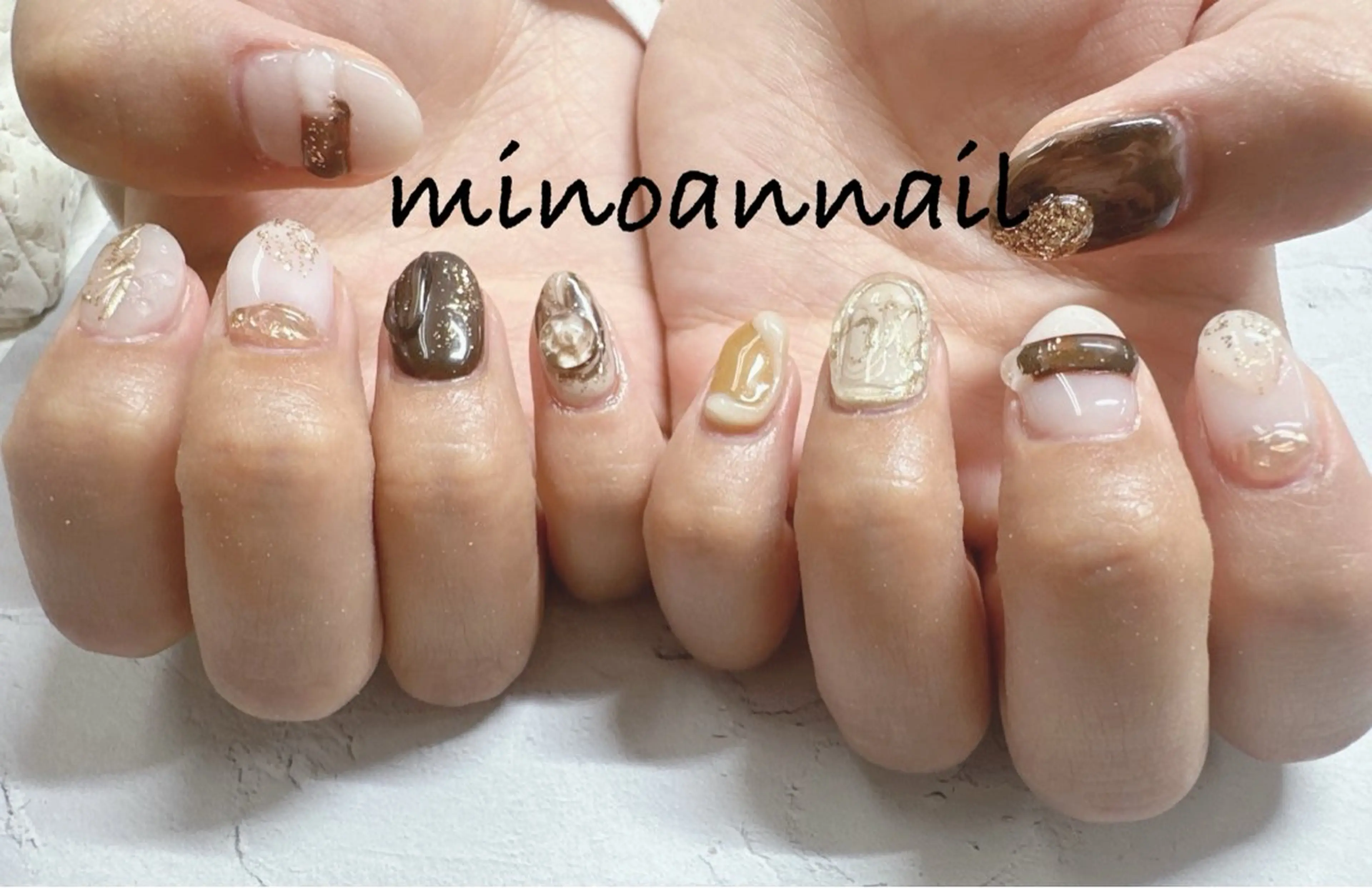 ネイル 美ノ庵ネイルサロン メトロポリタン前店のネイルデザイン