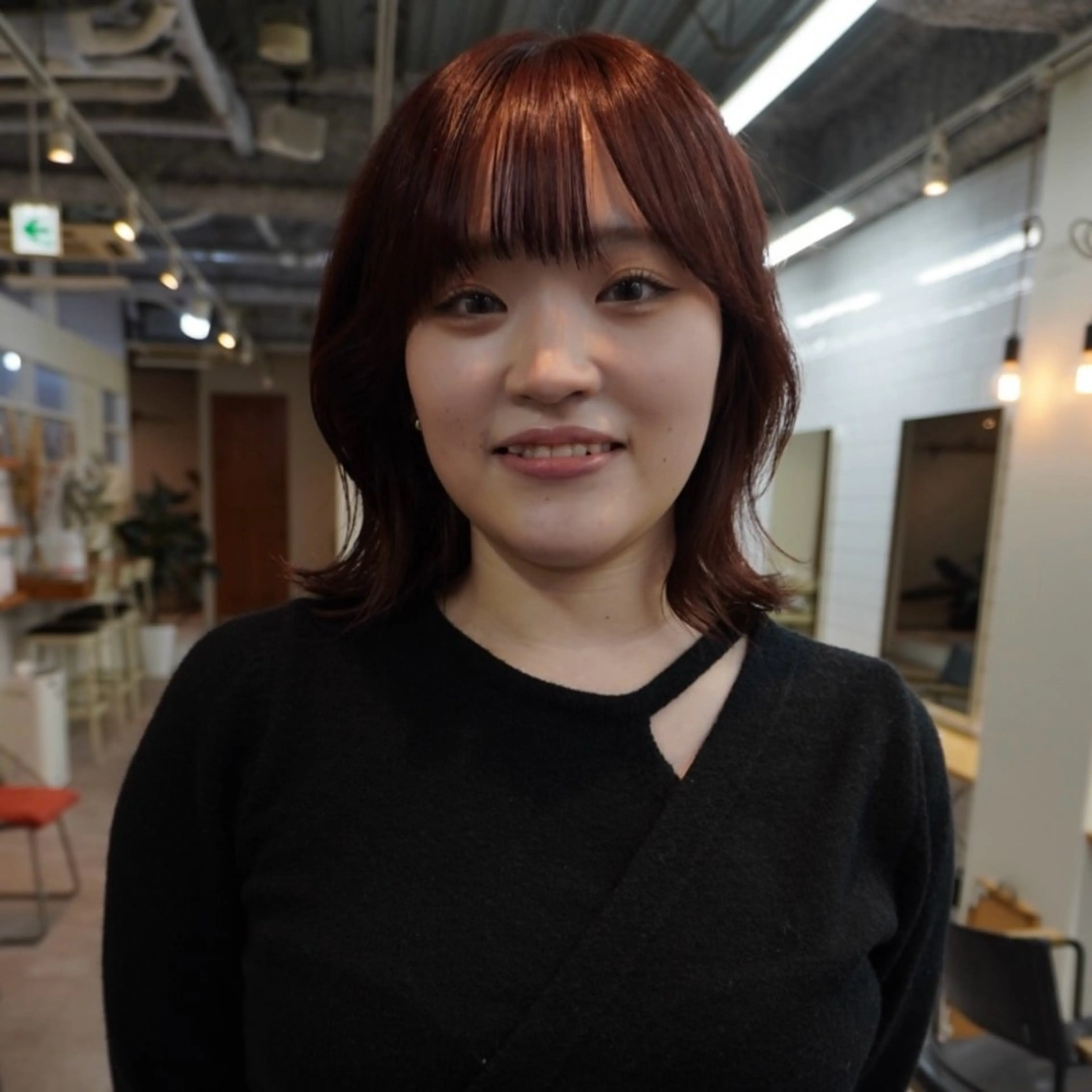 ミディアム カラー レイヤーカット カット ヘアカラー benji仙台所属・KOKI/ ボブ/ パーマ/透明感カラーのヘアスタイル