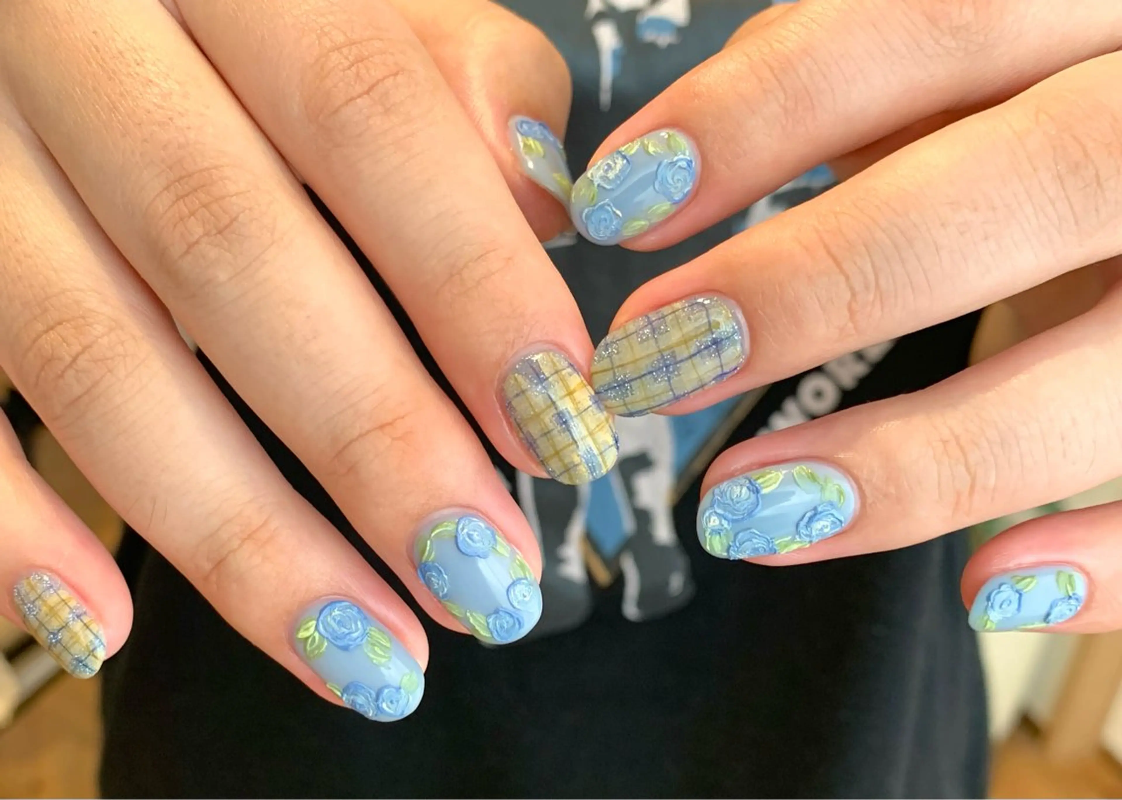 ネイル フラッシュネイル マグネットネイル オフィスネイル ショートネイル シンプルネイル sufu. nail YUKIのネイルデザイン