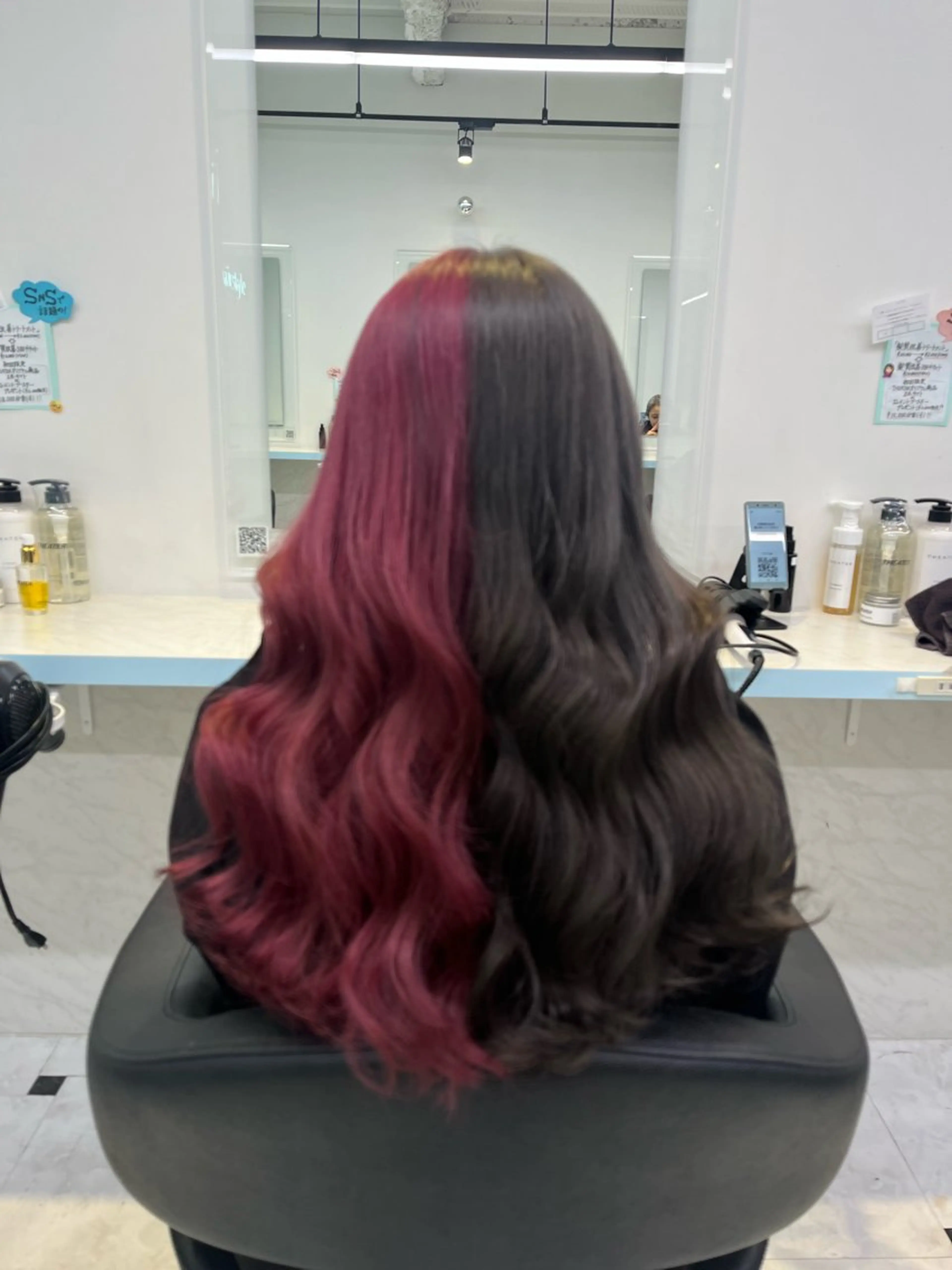 ロング カラー ヘアカラー トリートメント ブリーチカラー 🩵MIZUKIのヘアスタイル