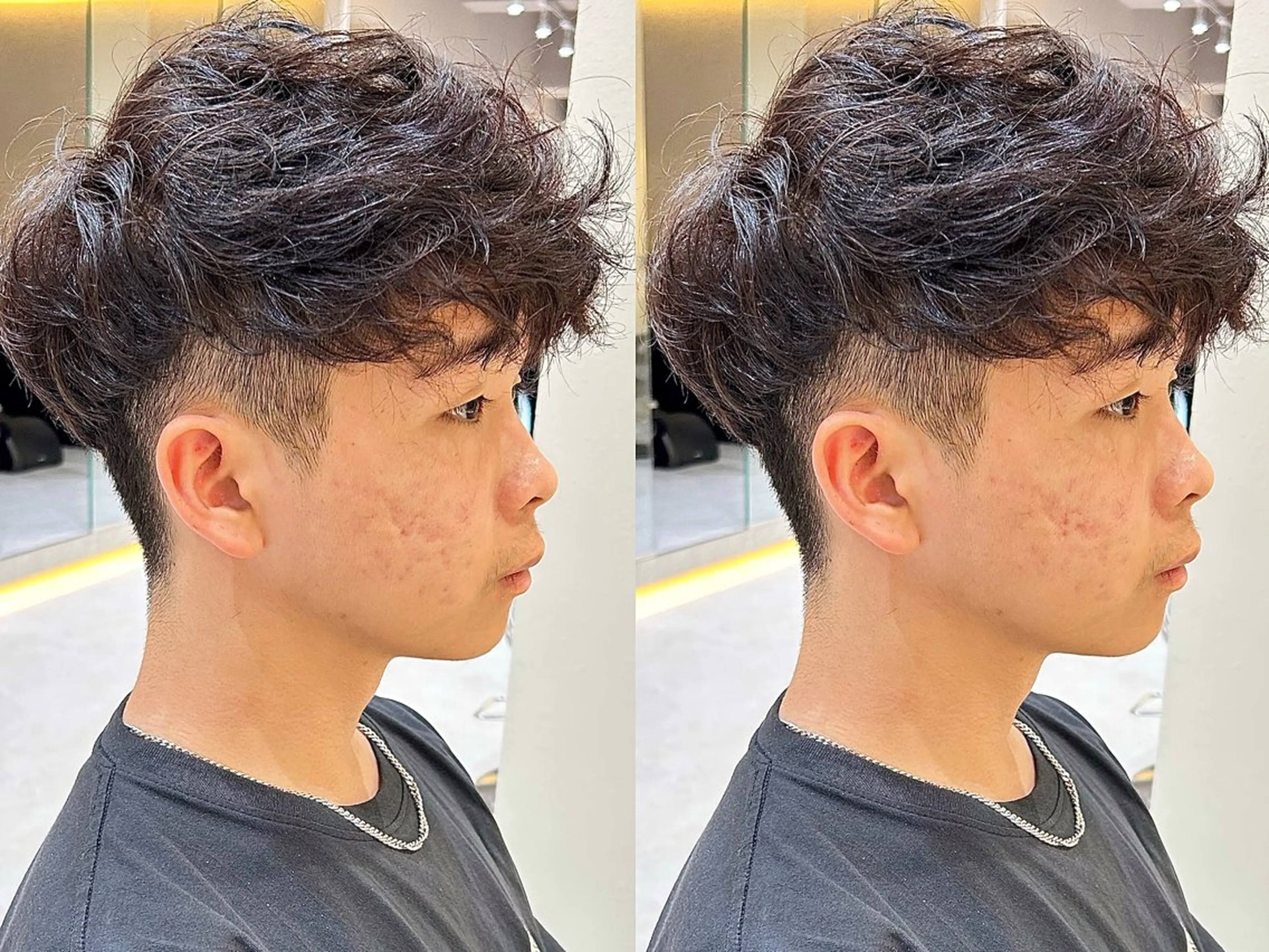 パーマ メンズ カット パーマ 大人メンズパーマ メンズ特化　萱原大幹のヘアスタイル