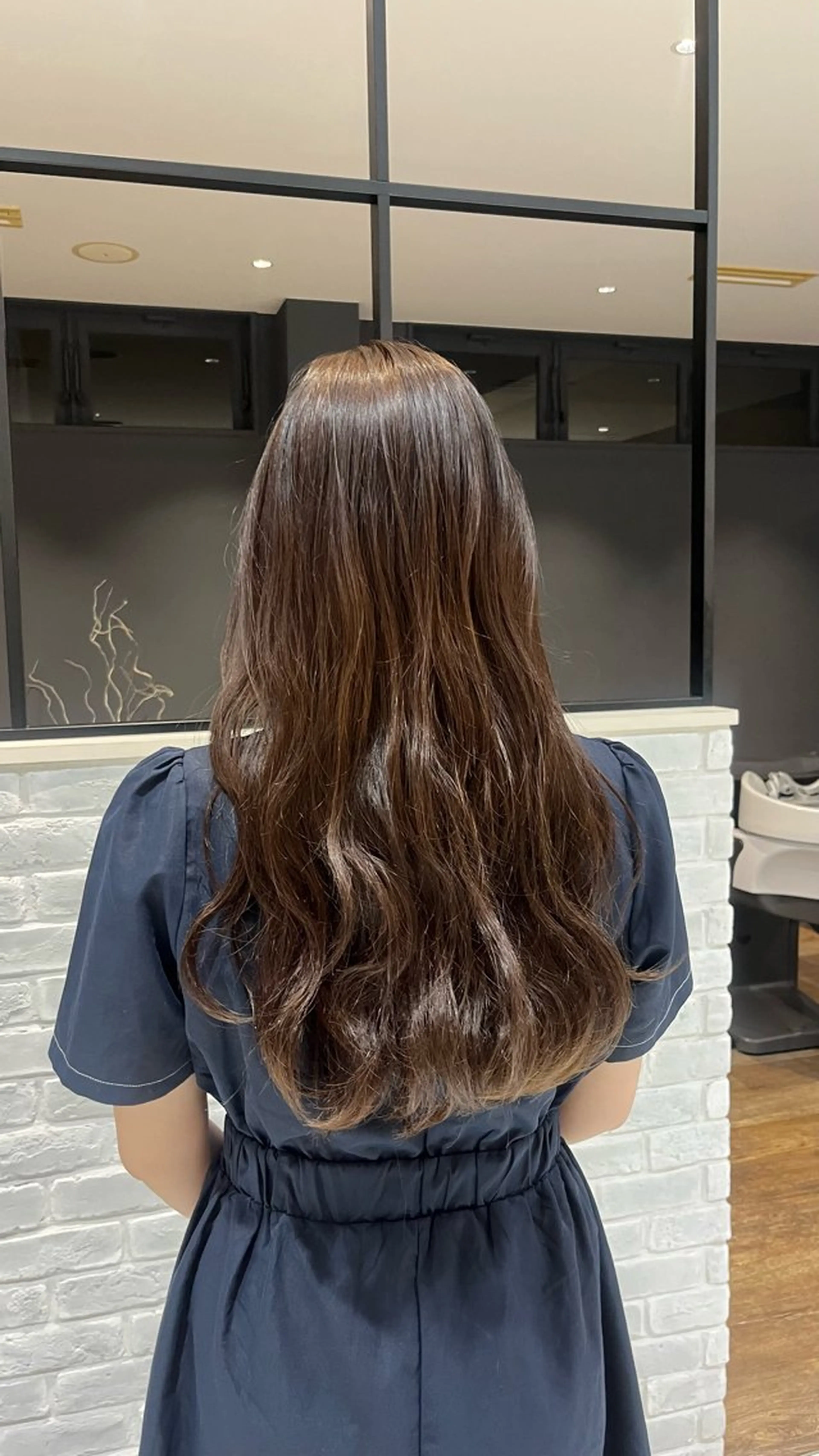 ロング カラー ブラウンカラー ヘアカラー パーマ/モデル募集 /フウカのヘアスタイル