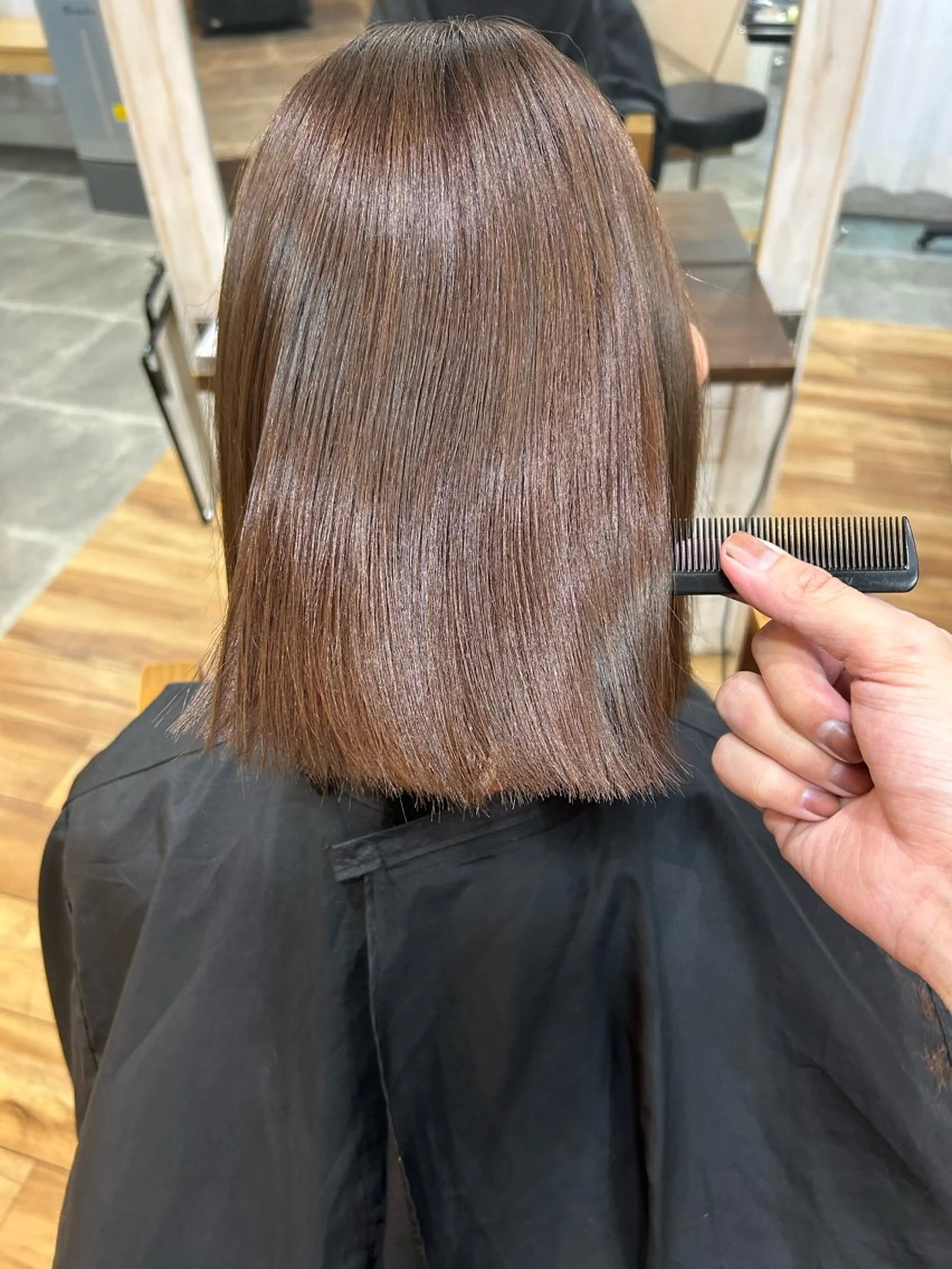 ショート ハイライト 髪質改善 韓国風ヘア トリートメント トリートメント CECIL hair なんば店所属・メンズパーマ 艶髪☆店長☆有馬のヘアスタイル