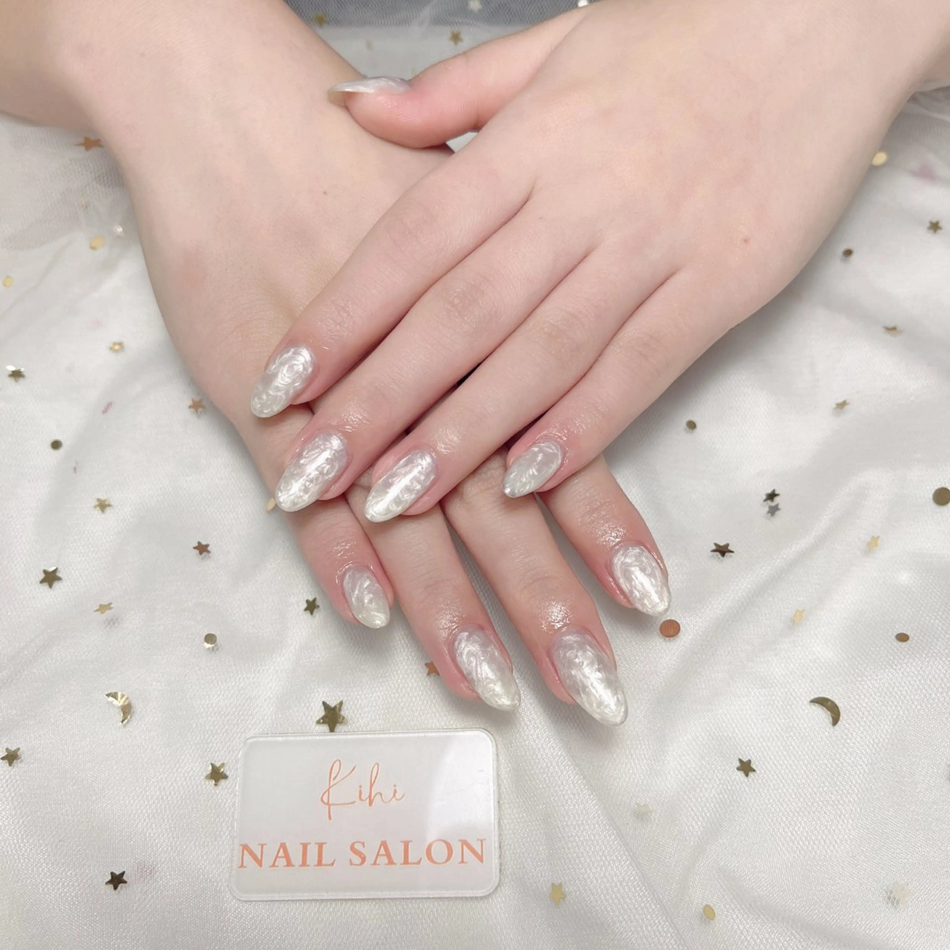 ネイル アートネイル フレンチネイル ジェルネイル グラデーション 韓国ネイル ハンドネイル 小林 あゆみのネイルデザイン