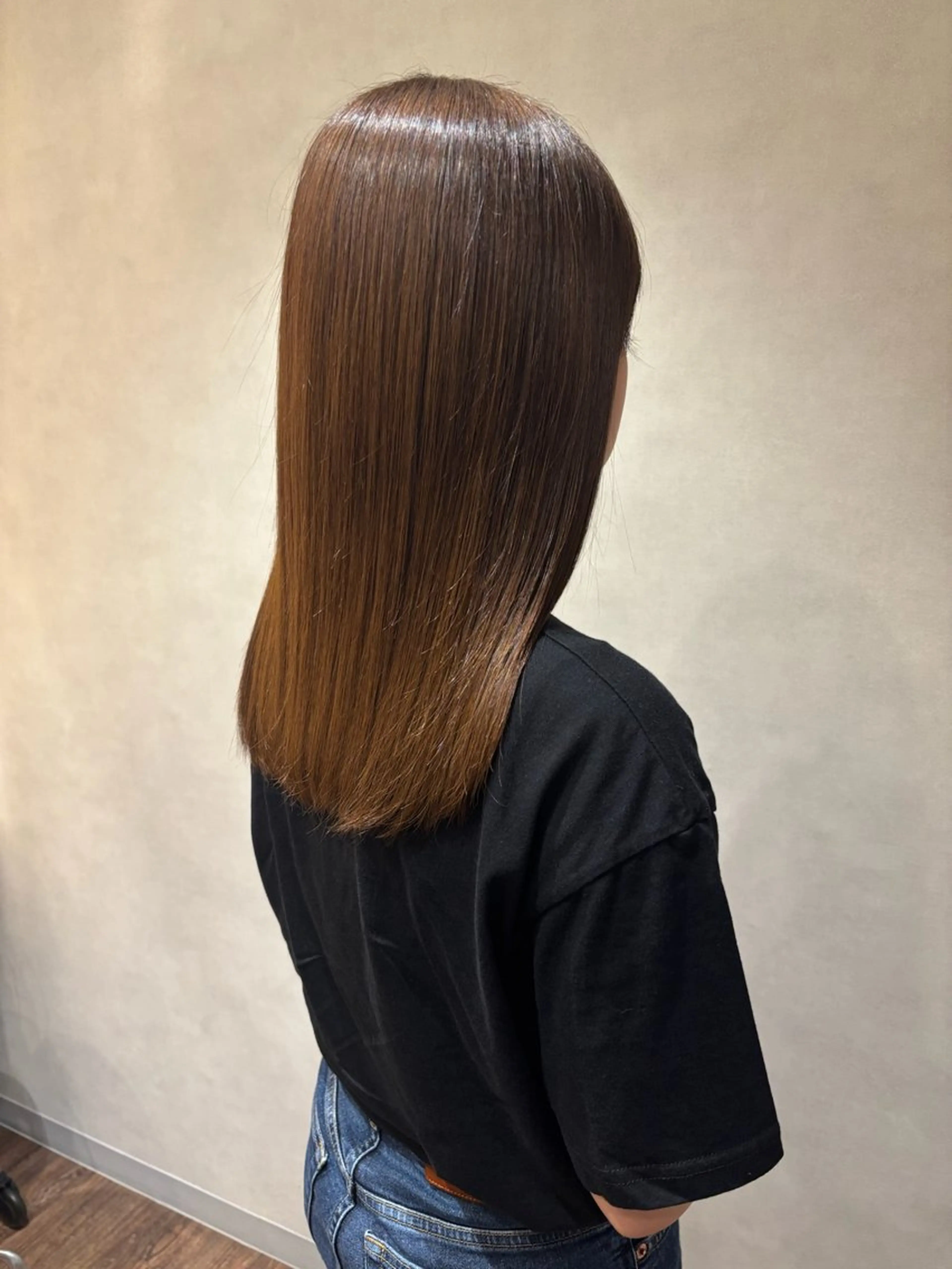 ミディアム ヘアカラー トリートメント 番場 夏希のヘアスタイル