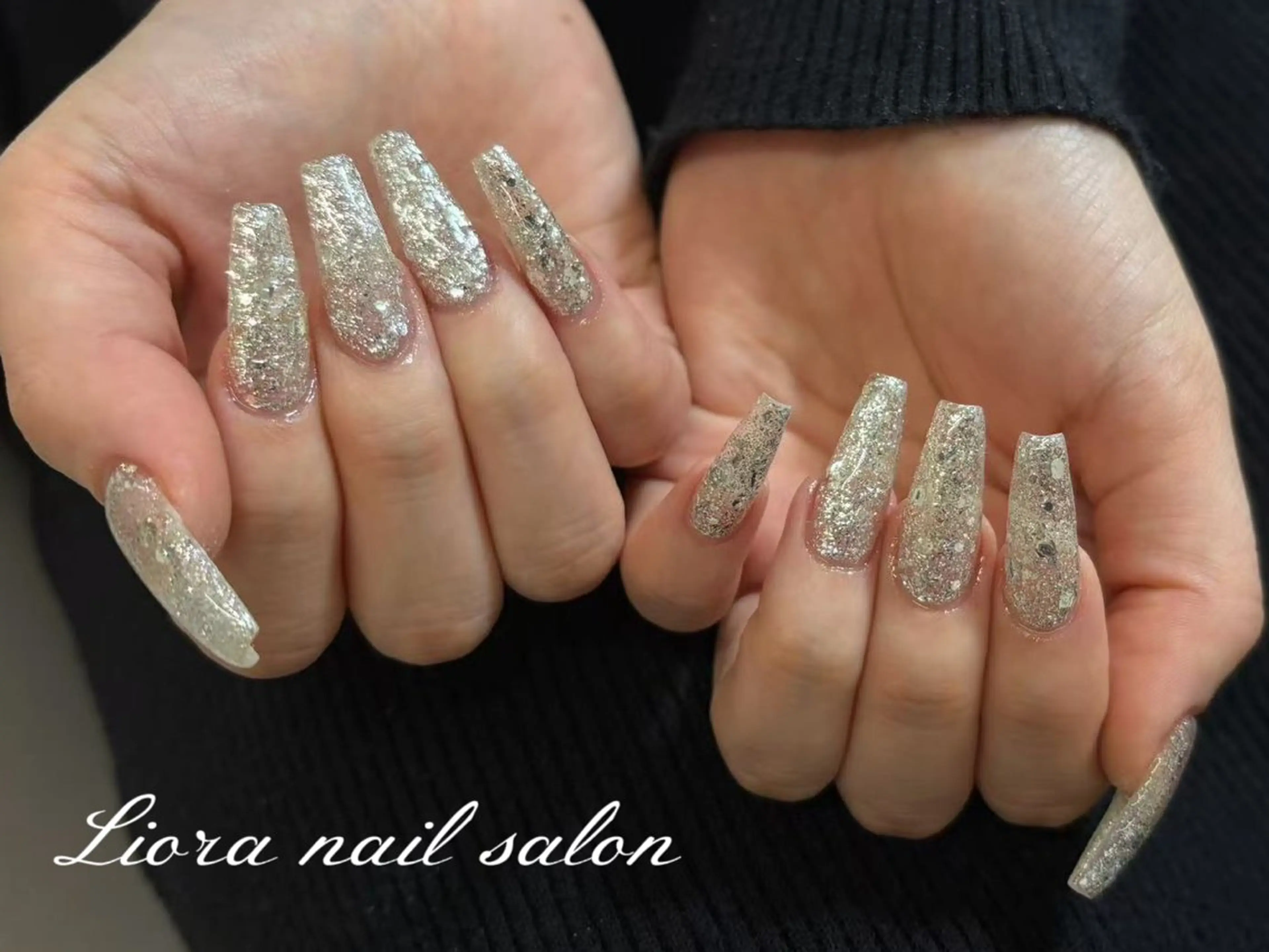 ネイル チークネイル フットネイル フレンチネイル ジェルネイル ガーリー ハンドネイル Liora nail 1のネイルデザイン