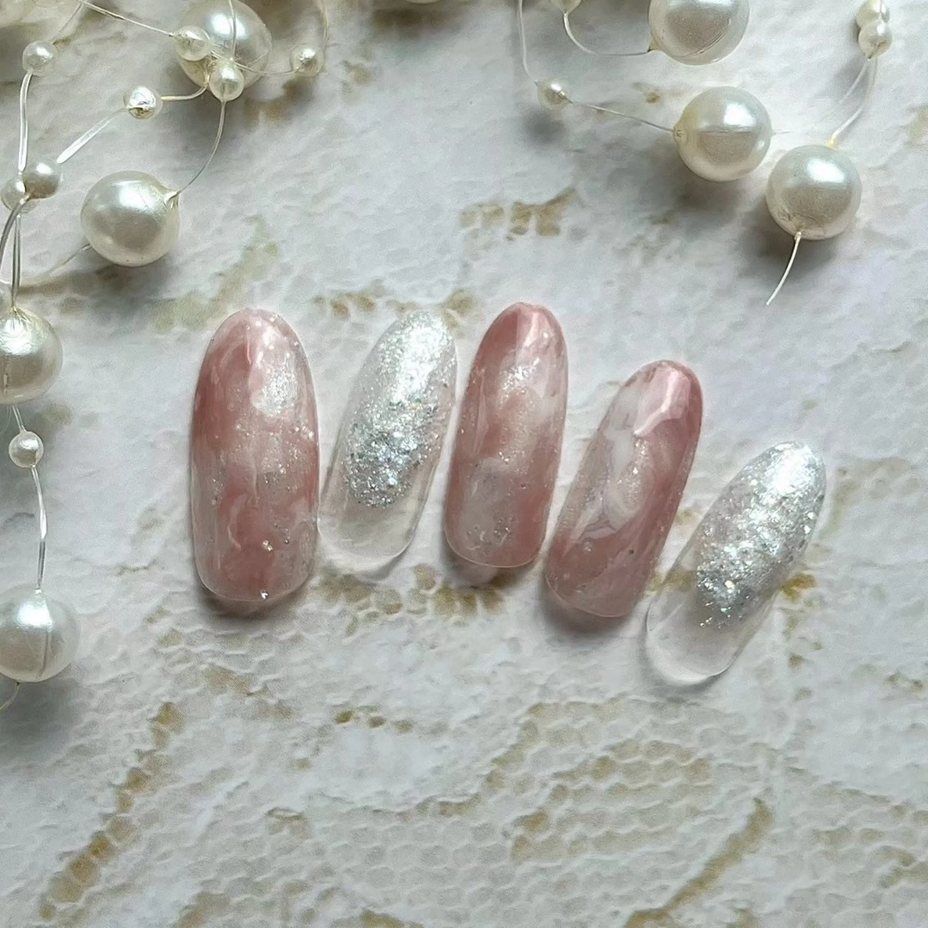 ネイル ⭐︎休業中の練習⭐︎ JNA認定講師髙橋のネイルデザイン