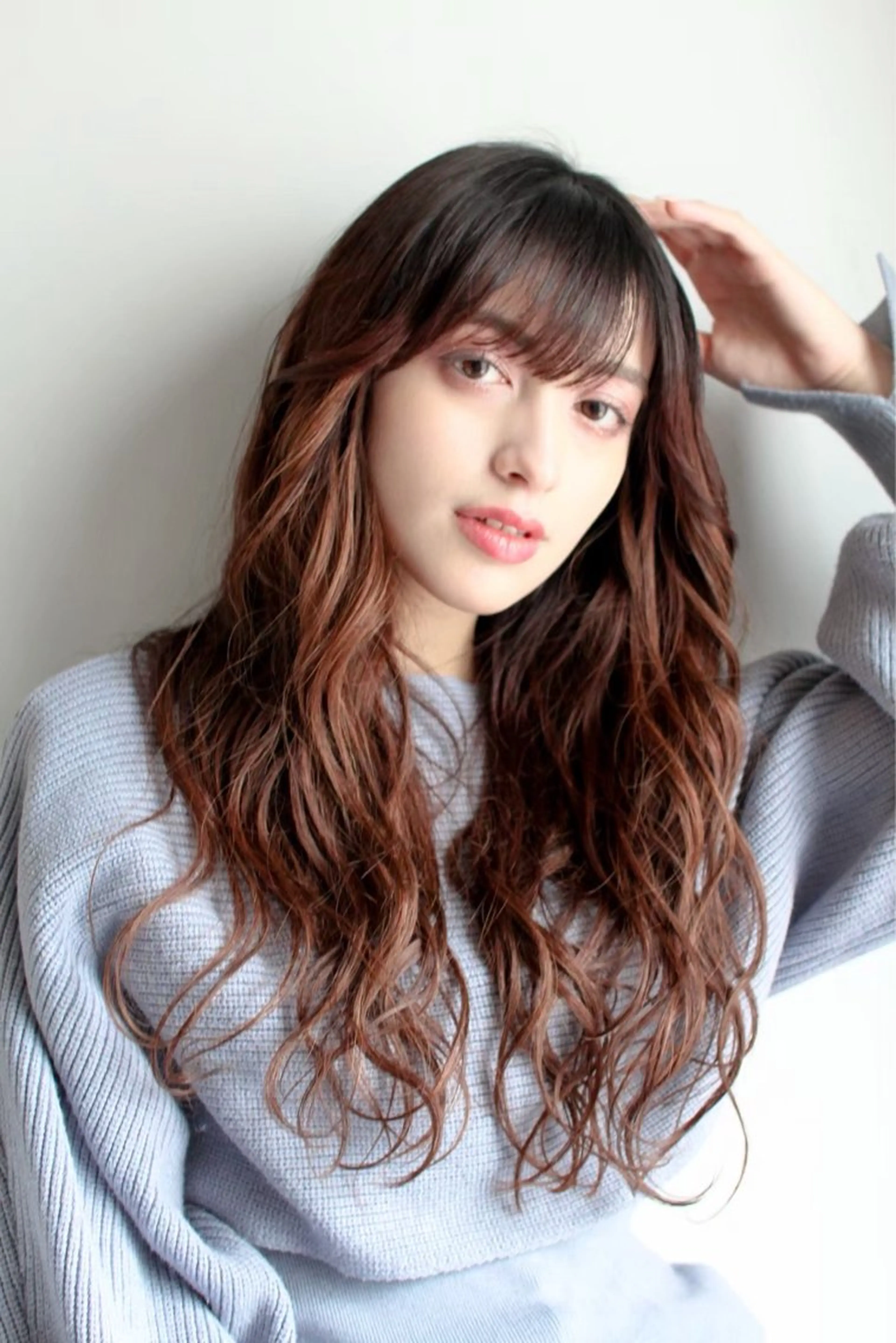 ロング パーマ フラミューム伊勢崎所属・ㅤ ㅤ ㅤ ㅤ あゆみのヘアスタイル