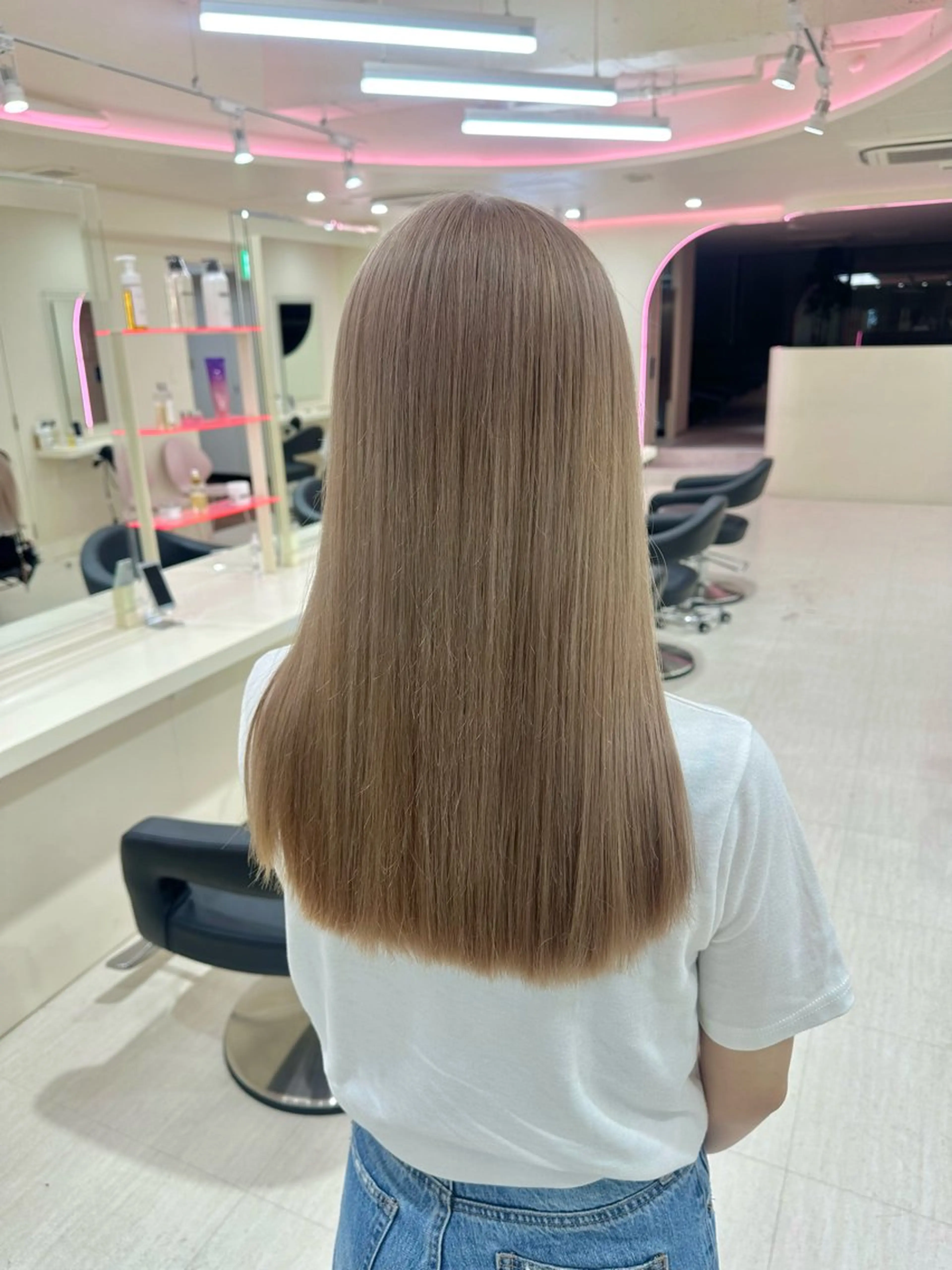 ロング カラー ヘアアレンジ 🎀 yuuka🎀のヘアスタイル