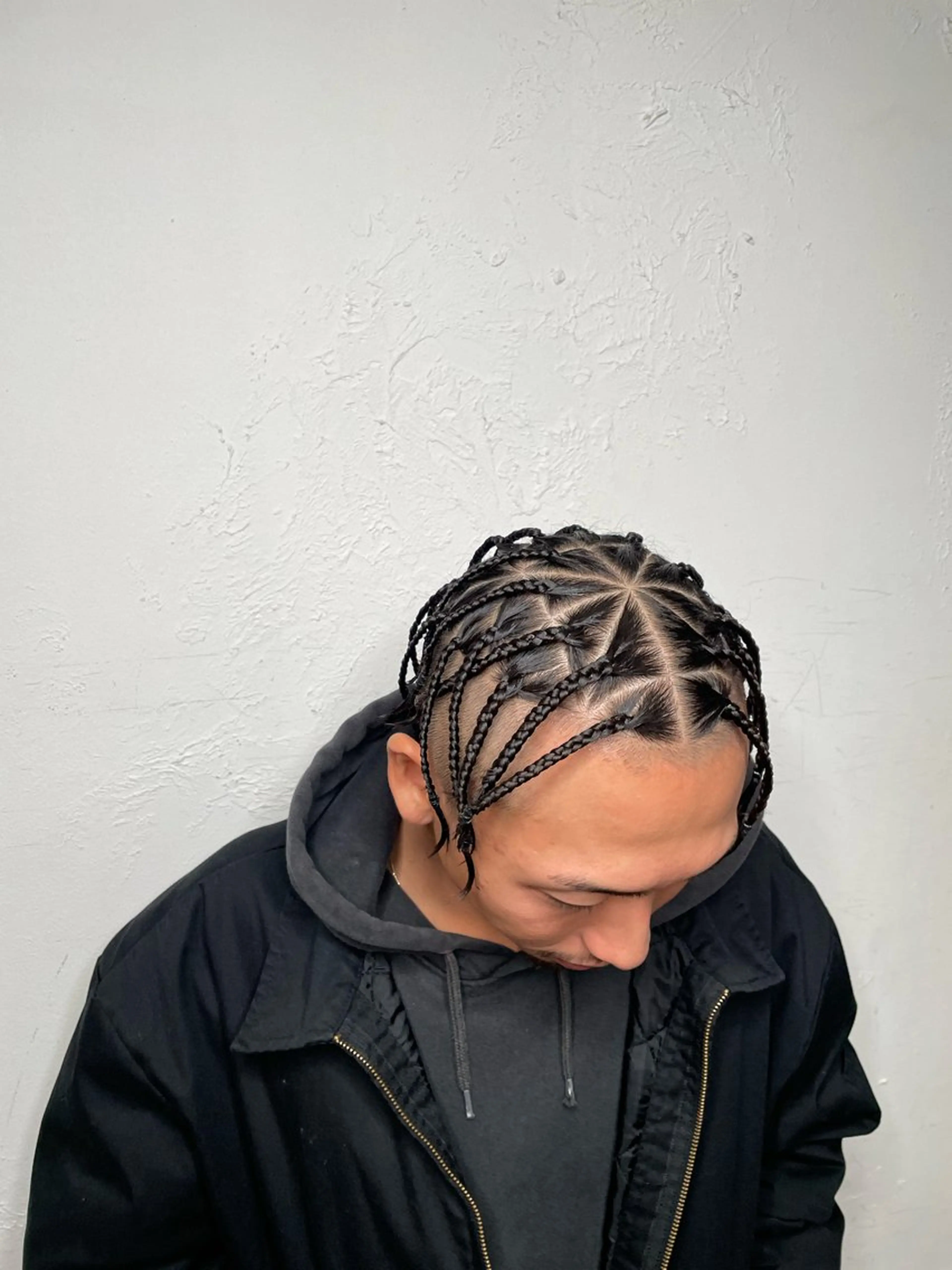 ヘアアレンジ メンズ コーンロウ／ブレイズ SYUのヘアスタイル