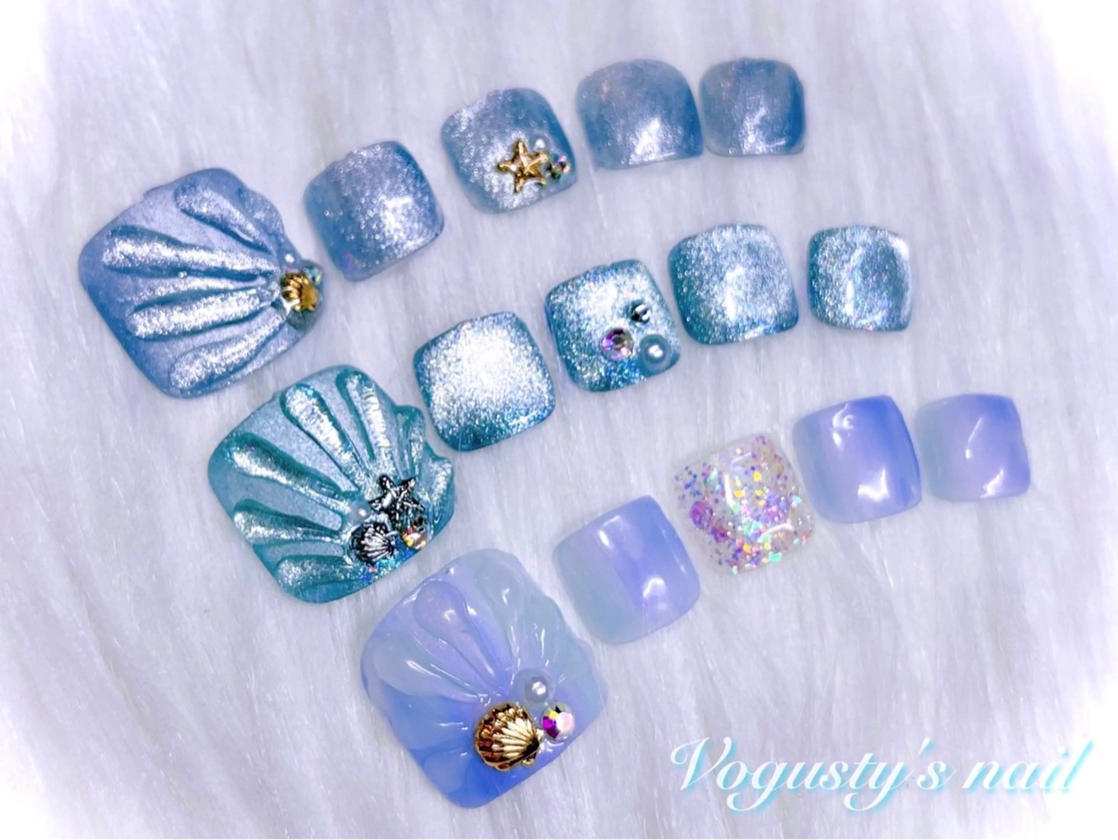 ネイル フットネイル Vogusty's Nail鶴見店 髙橋のネイルデザイン