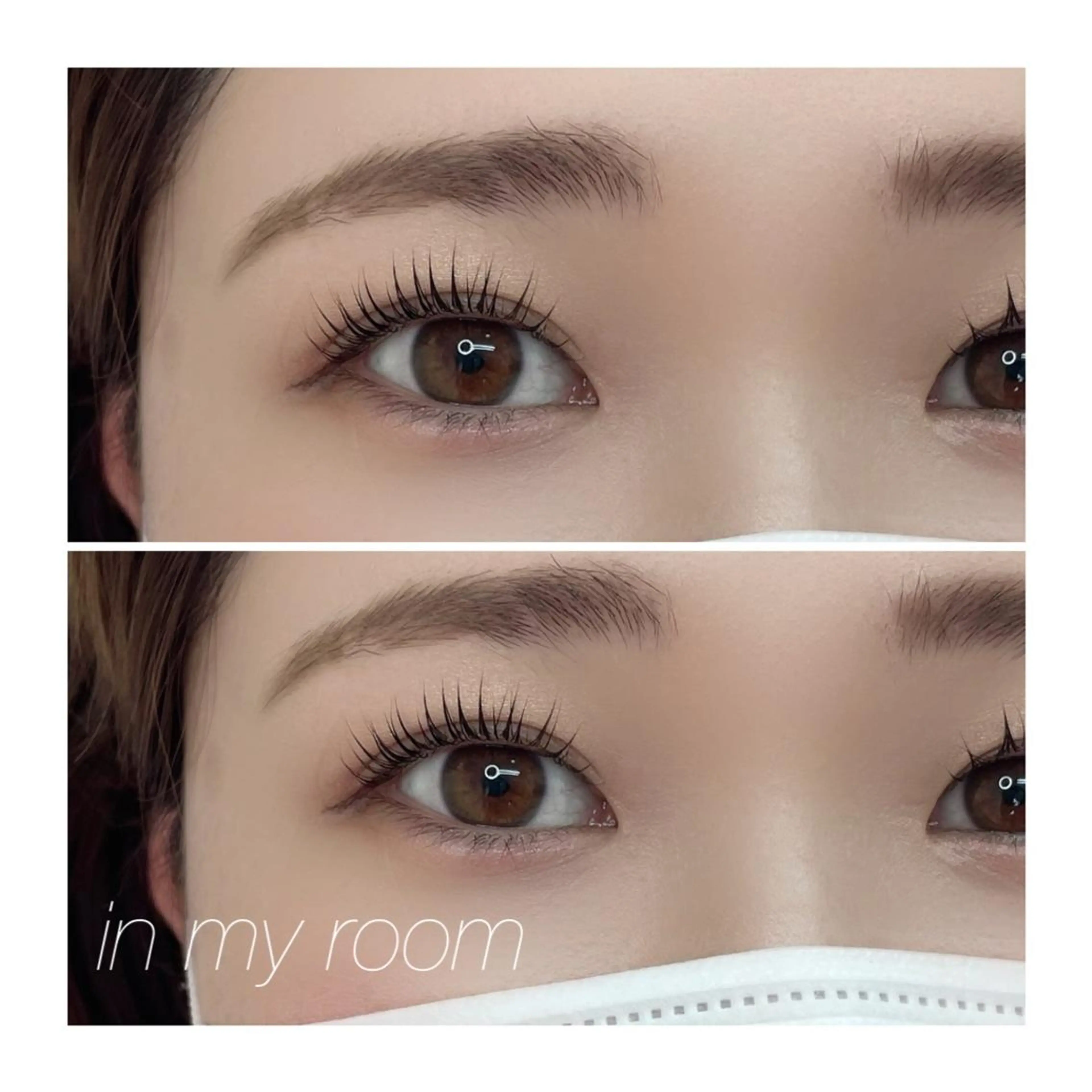 マツエク・マツパ パリジェンヌラッシュリフト マツパ ☽𝘀𝗵𝗶 𝘀𝗵𝗶☽のマツエク・マツパデザイン