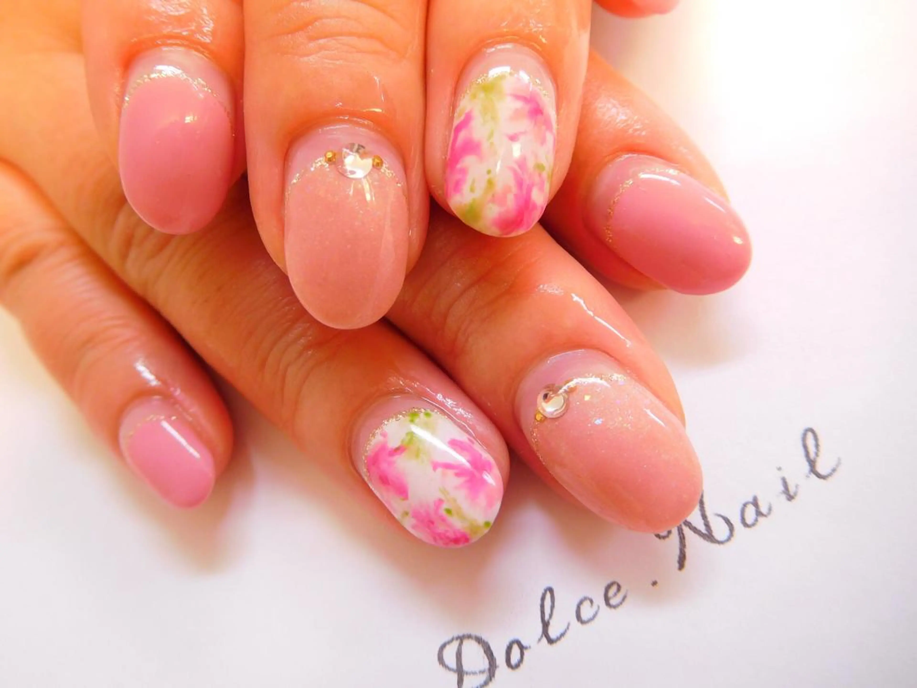 ネイル ジェルネイル ソフトジェル Dolce.Nail 柏店のネイルデザイン