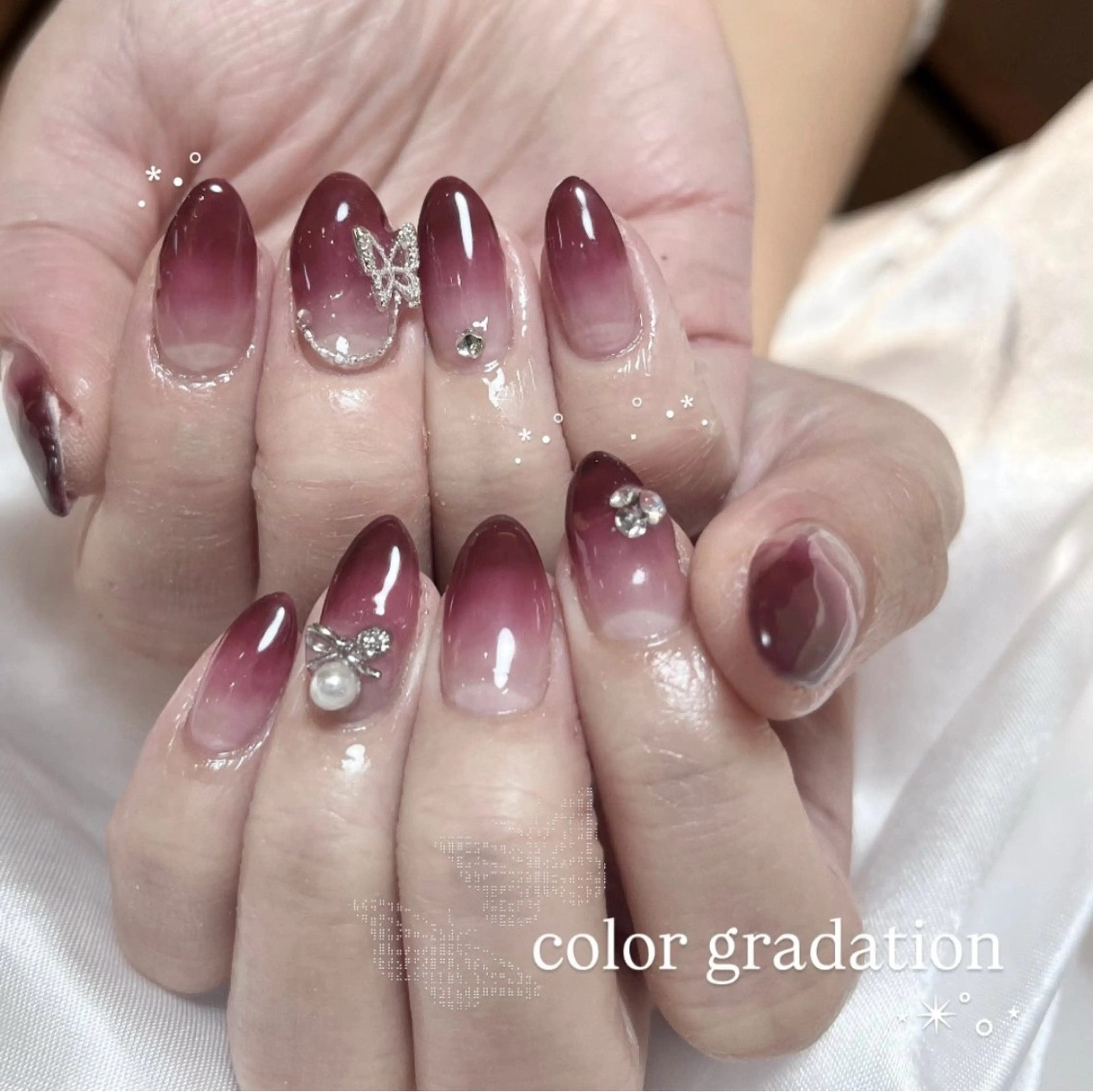 ネイル ハンドネイル yua ⋆. 𐙚 ˚のネイルデザイン