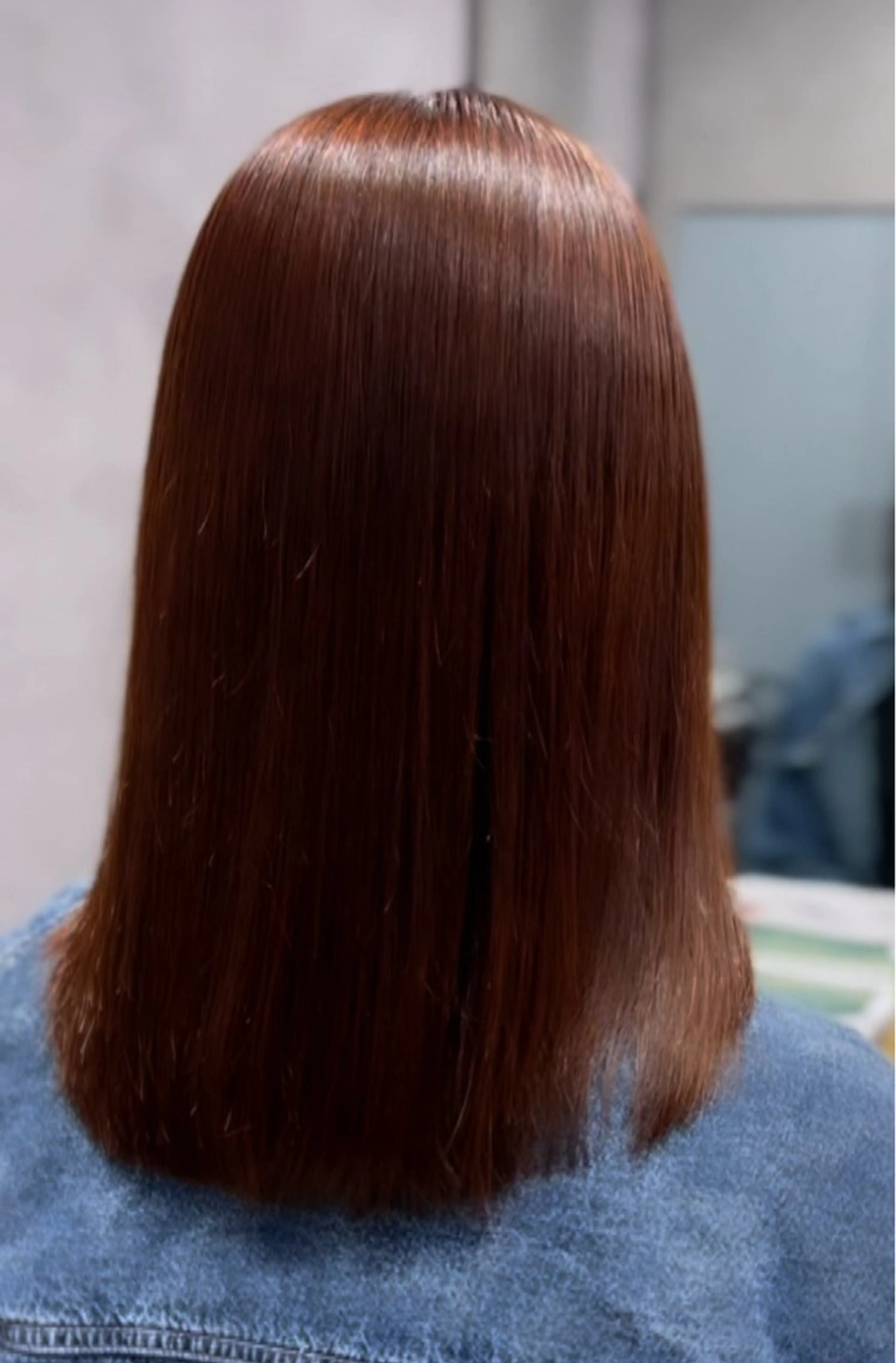 ミディアム カット 縮毛矯正 水田仁 【美髪髪質改善】のヘアスタイル