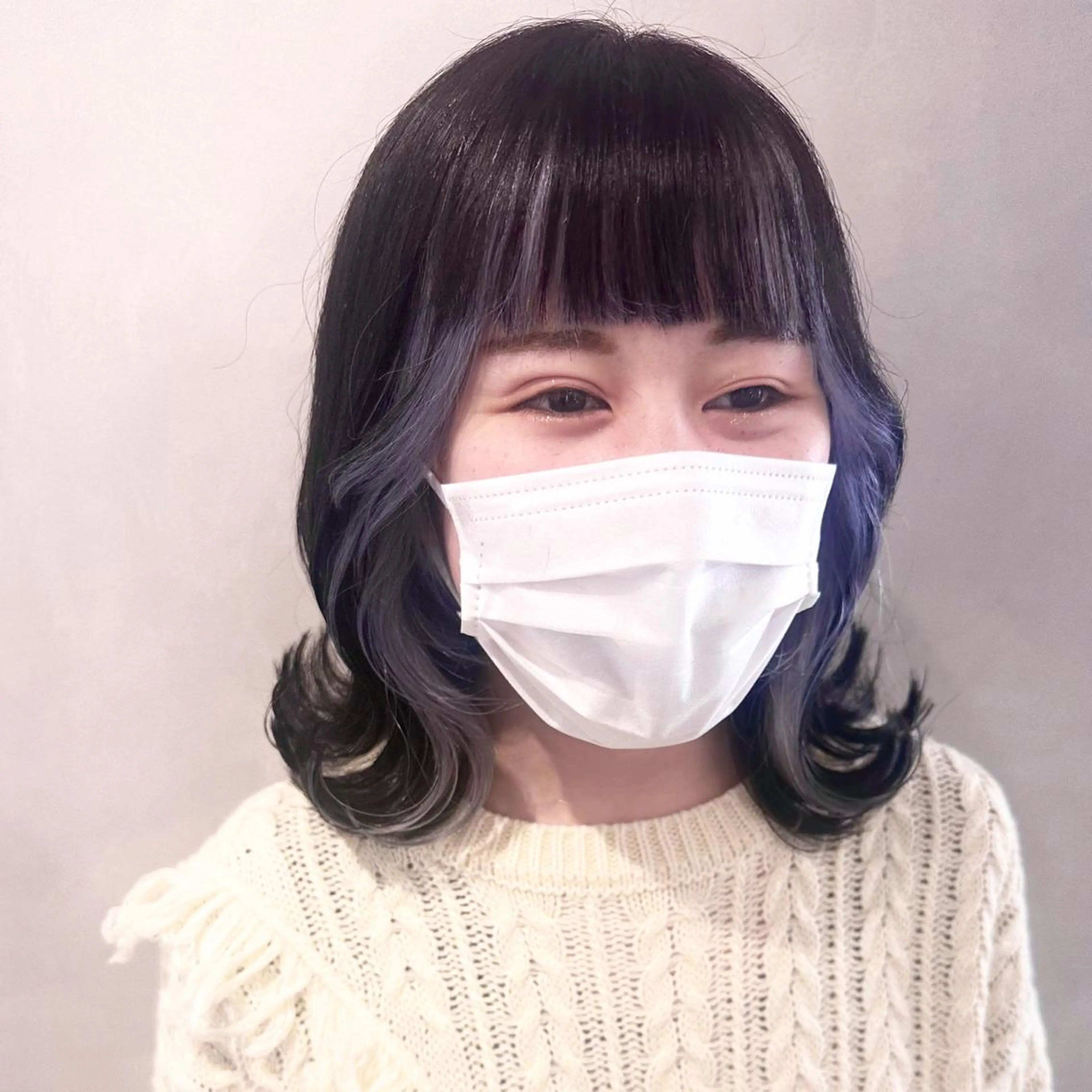 ミディアム カラー ヘアカラー トリートメント デザインカラー/パー マ🦖外岡咲希🦖のヘアスタイル