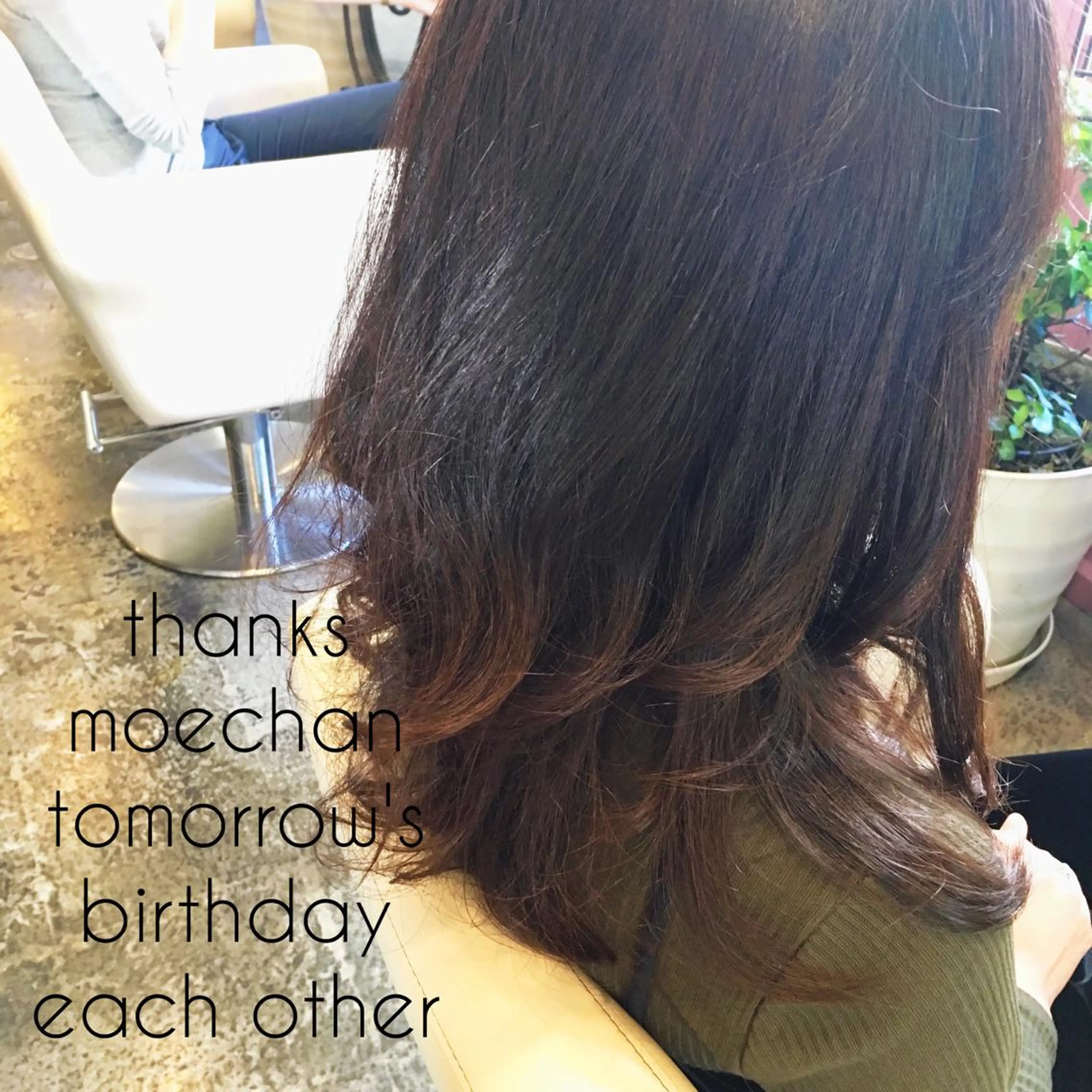 ロング カラー パーマ ヘアアレンジ 表参道Lise おおいしおりのヘアスタイル