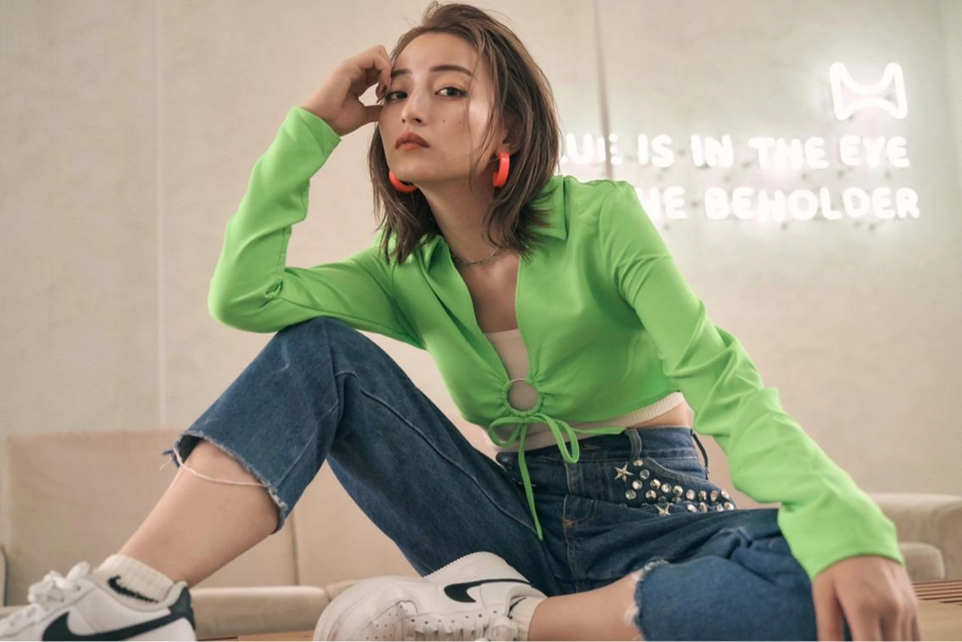 ミディアム MiRI💜地毛級 エクステ✖似合わせ技のヘアスタイル