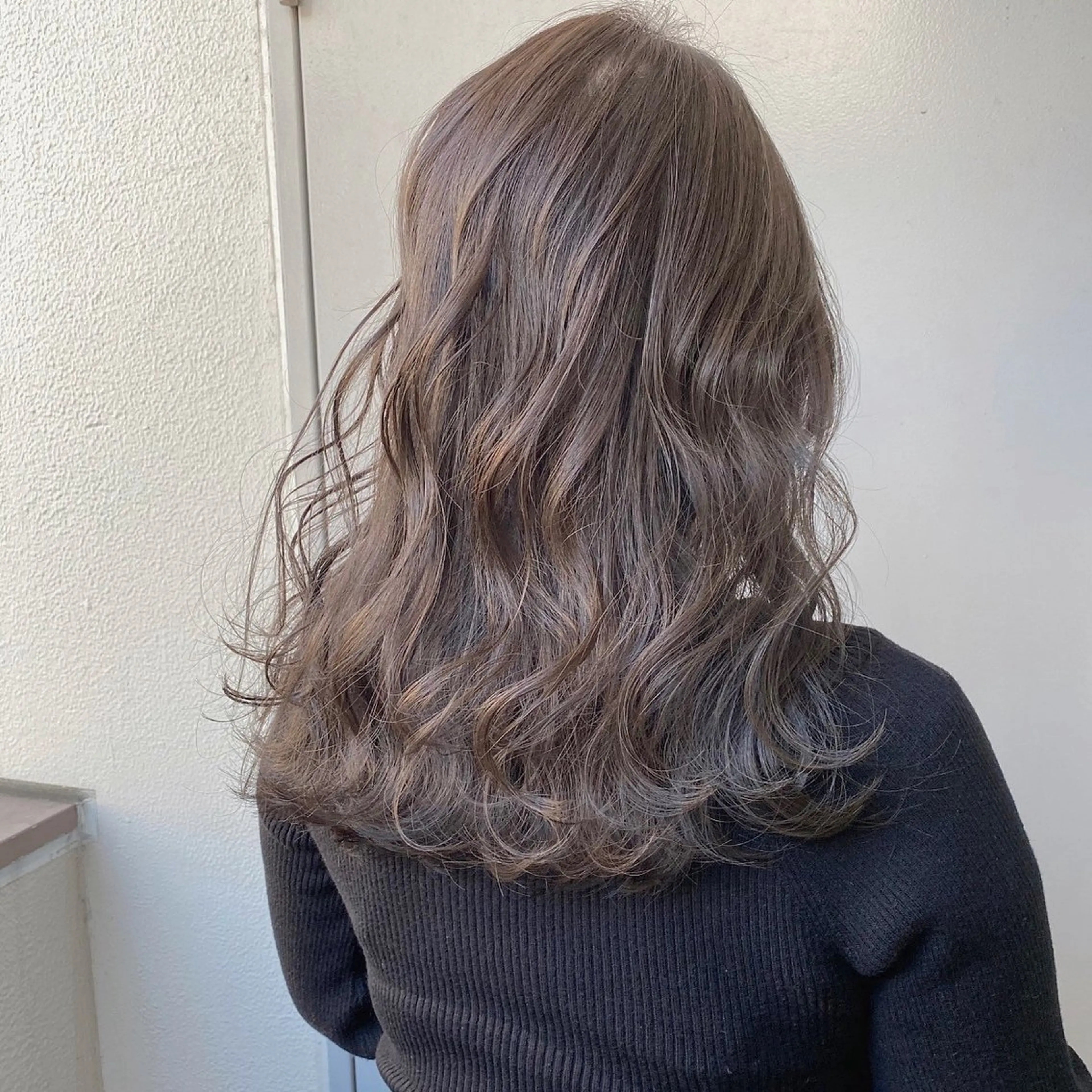 ロング カラー カット パーマ トリートメント ヘアセット 🟦ニュアンス/メン ズパーマ横浜🟦のヘアスタイル