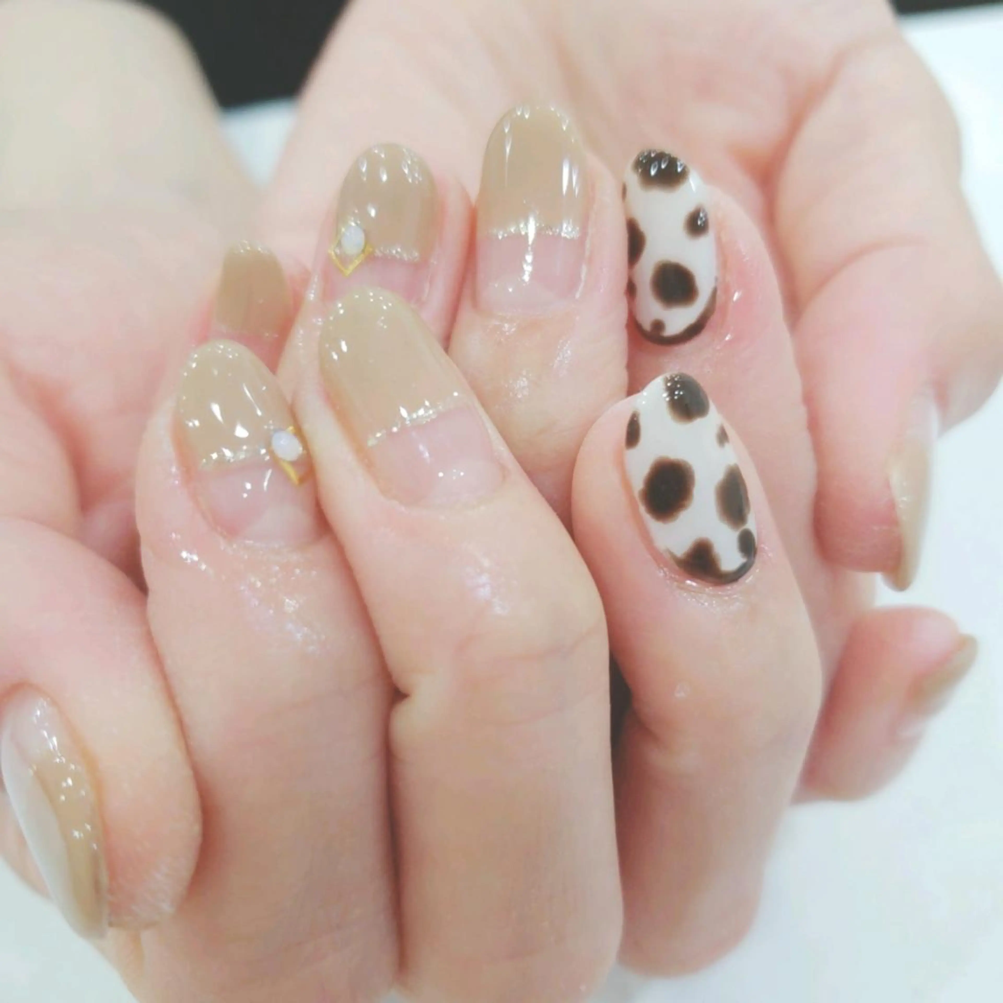 ネイル フレンチネイル ハンドネイル Nail leef《リーフ》所属・kahosan 𓆉のネイルデザイン