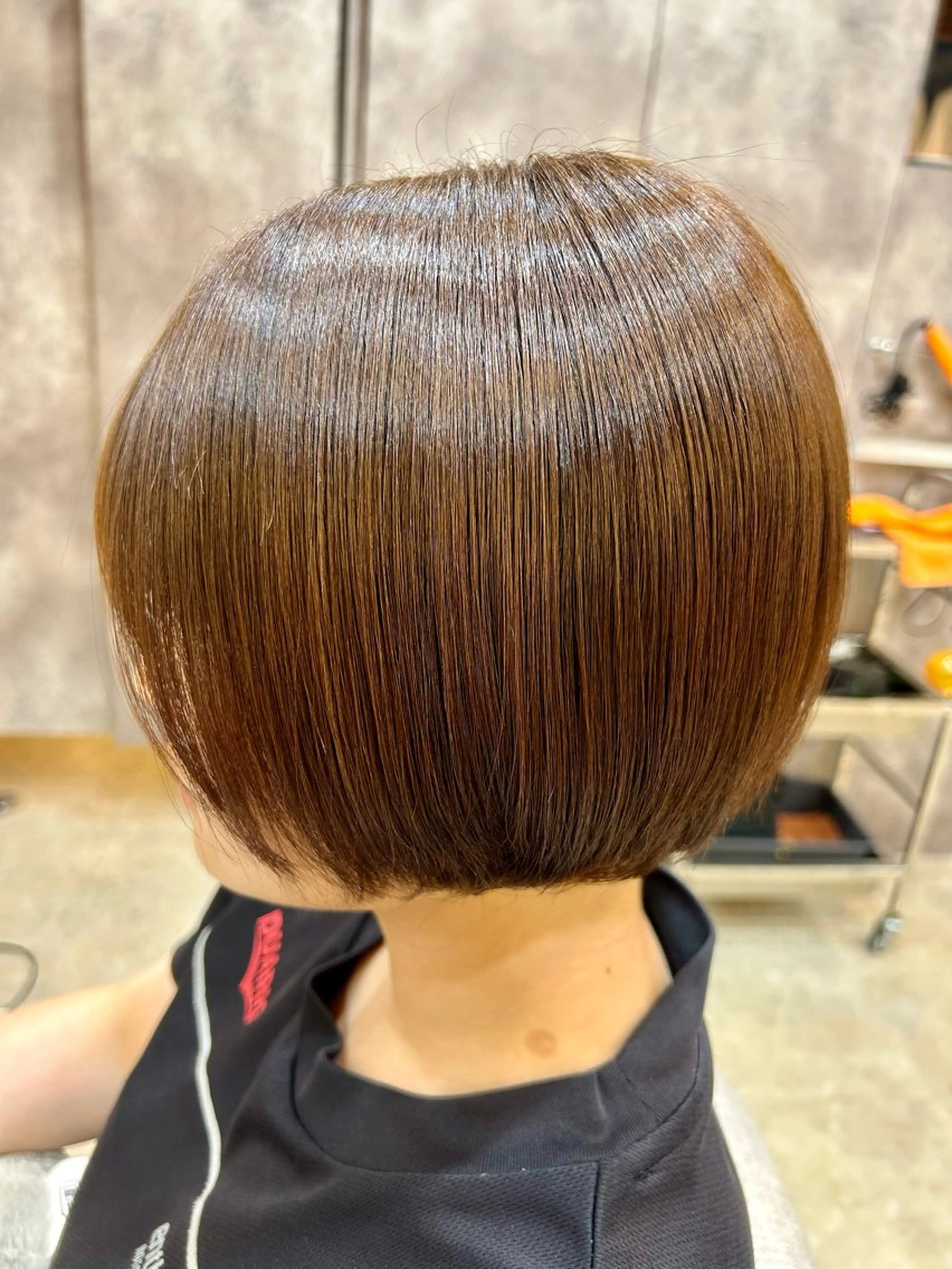 ショート ショートヘア 縮毛矯正 hair salon　PAcuTA.所属・透明感カラー🫧/ 縮毛矯正✨/RENAのヘアスタイル