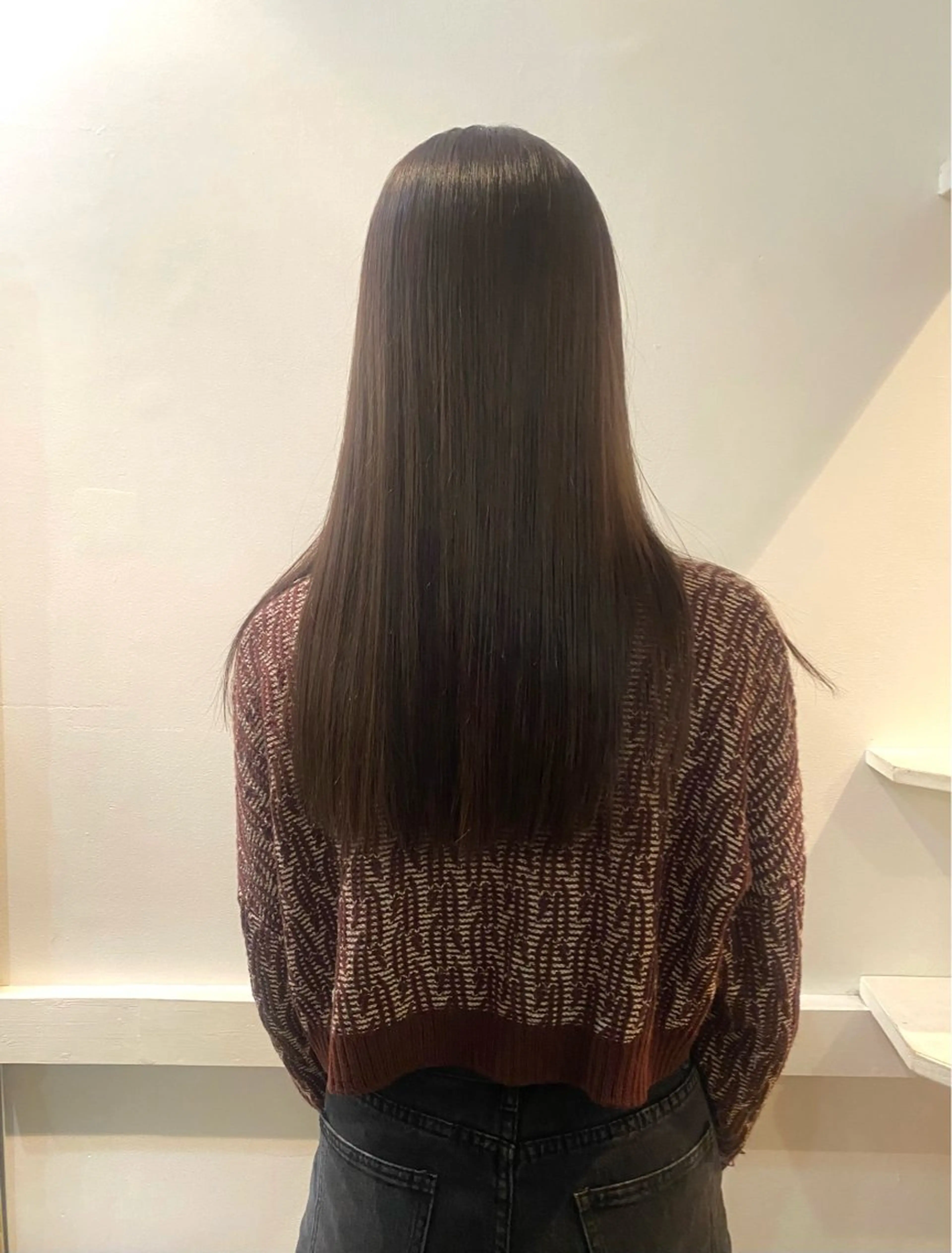 ロング カラー 髪質改善 トリートメント ヘアカラー ソノダ リコのヘアスタイル