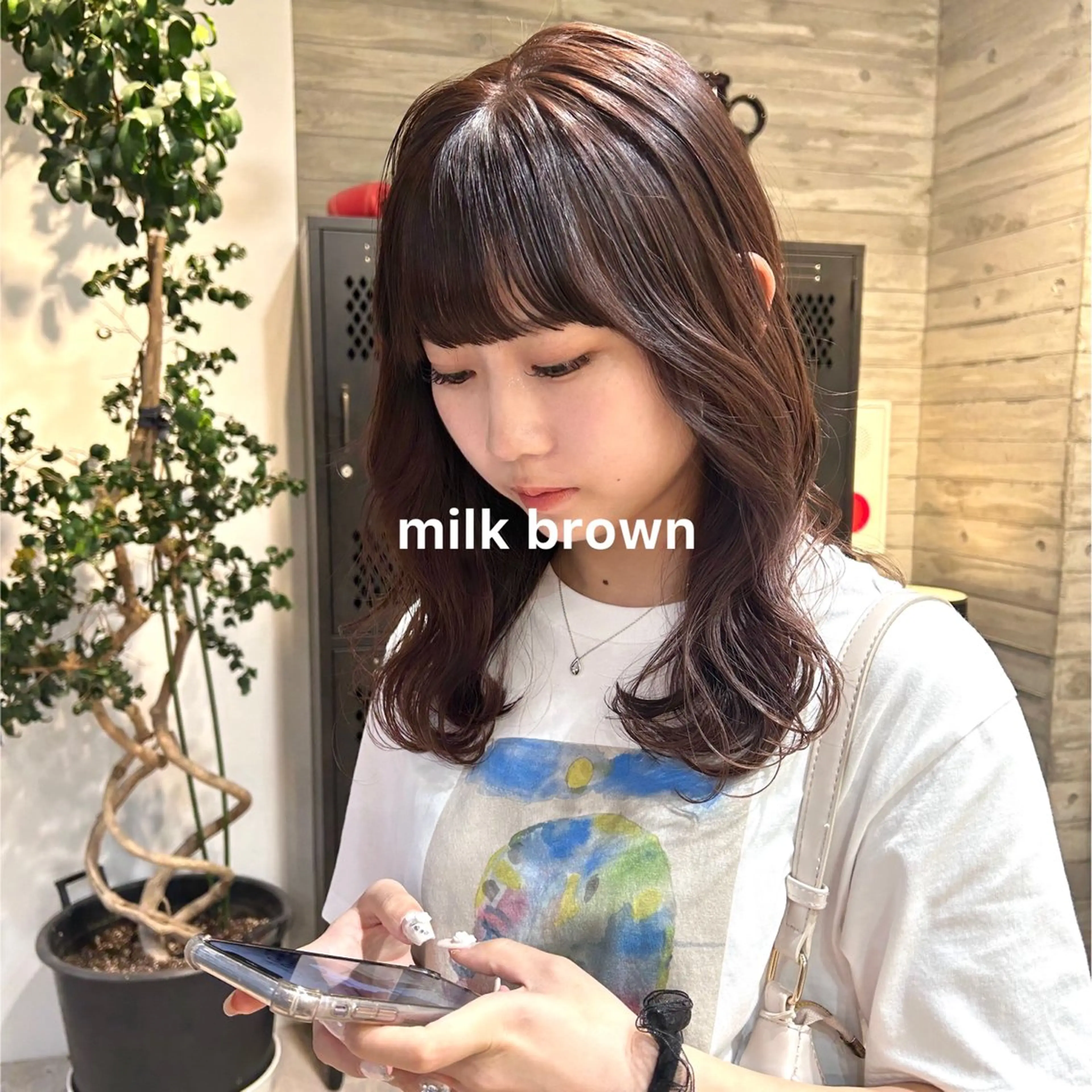 カラー 暖色カラー推し/ トヤエリコのヘアスタイル