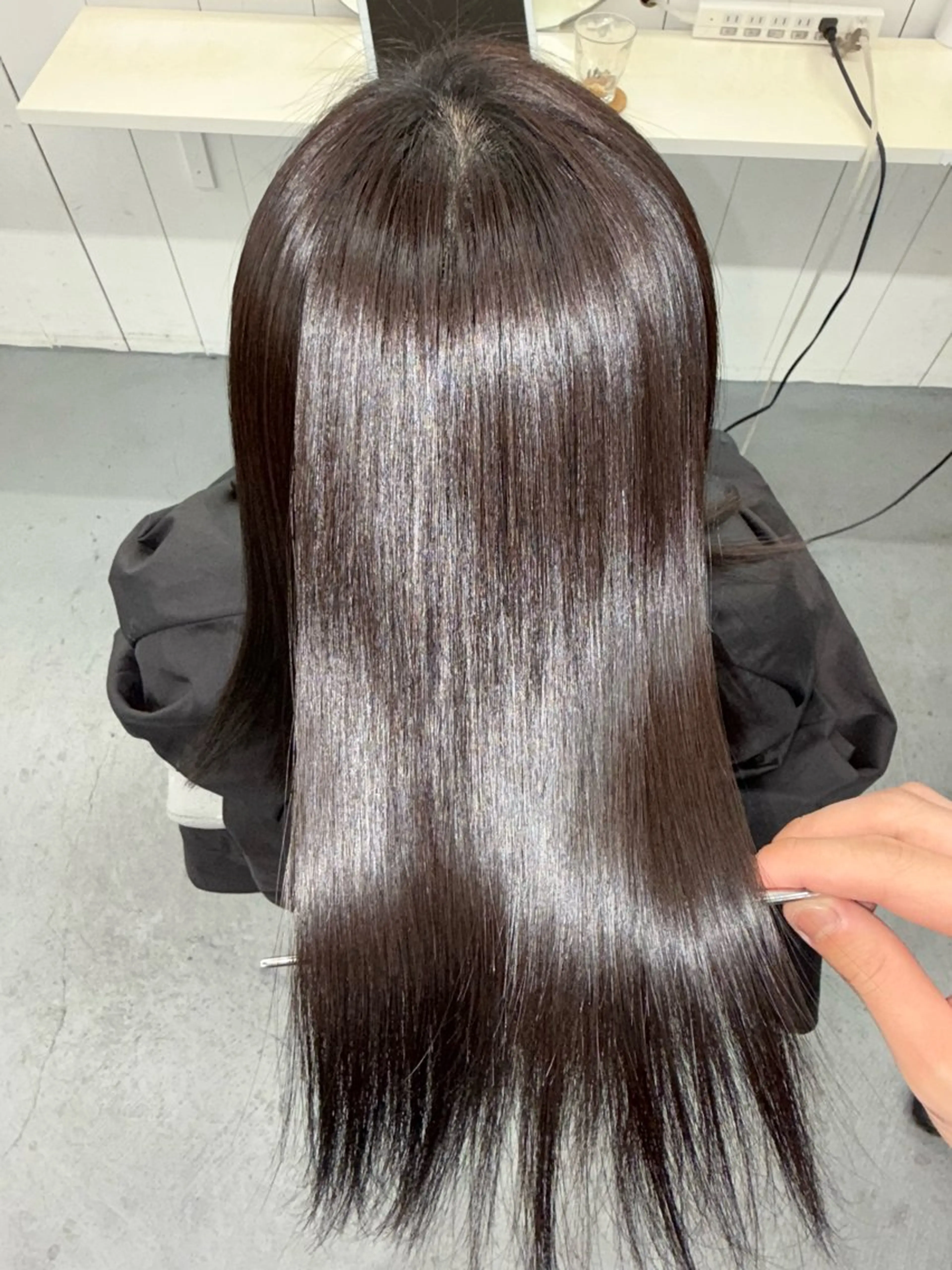 セミロング カット 縮毛矯正 【柏】縮毛矯正 髪質改善💫だいちのヘアスタイル