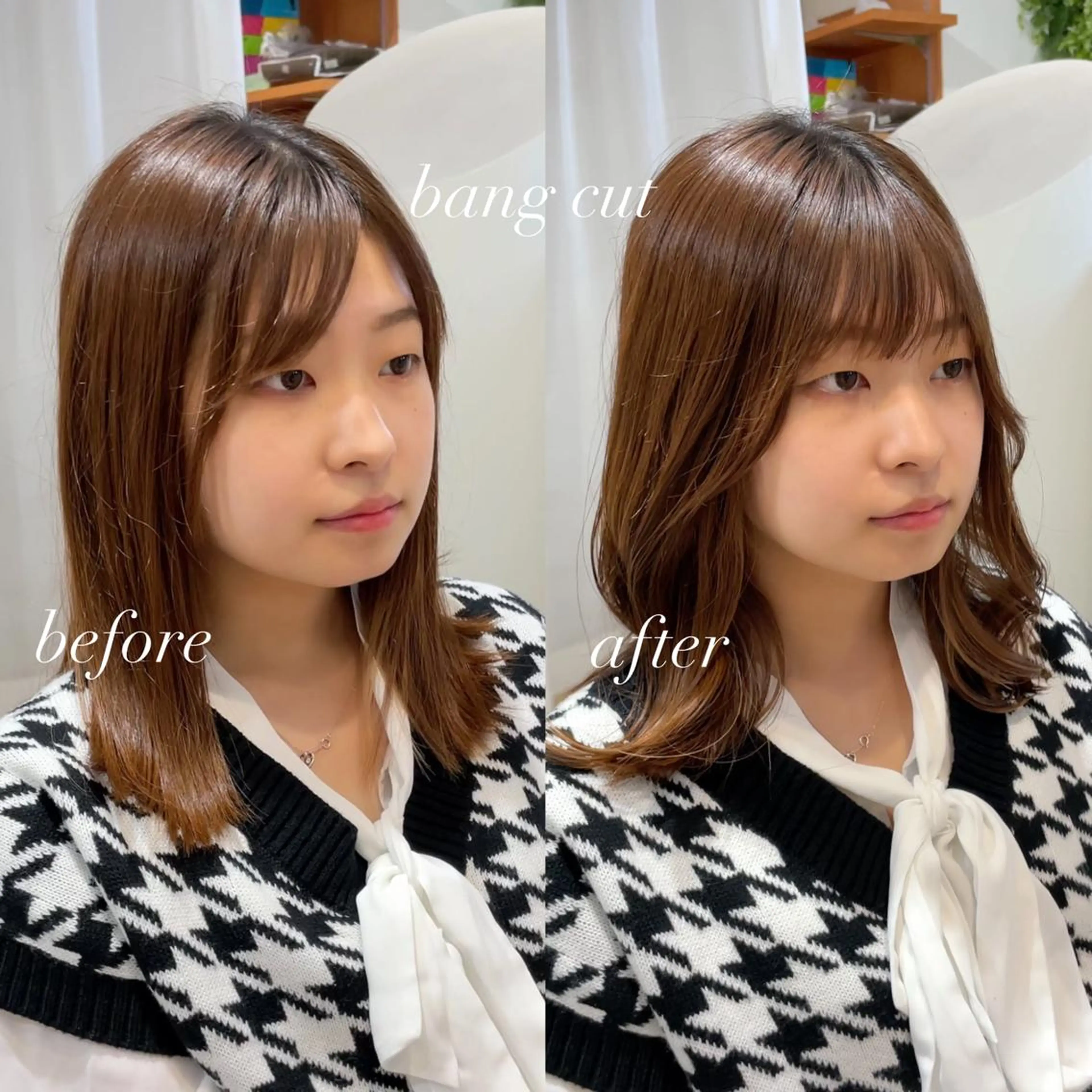 ミディアム VIEW BLUE所属・レイヤー/顔まわり /亀戸錦糸町/なつきのヘアスタイル