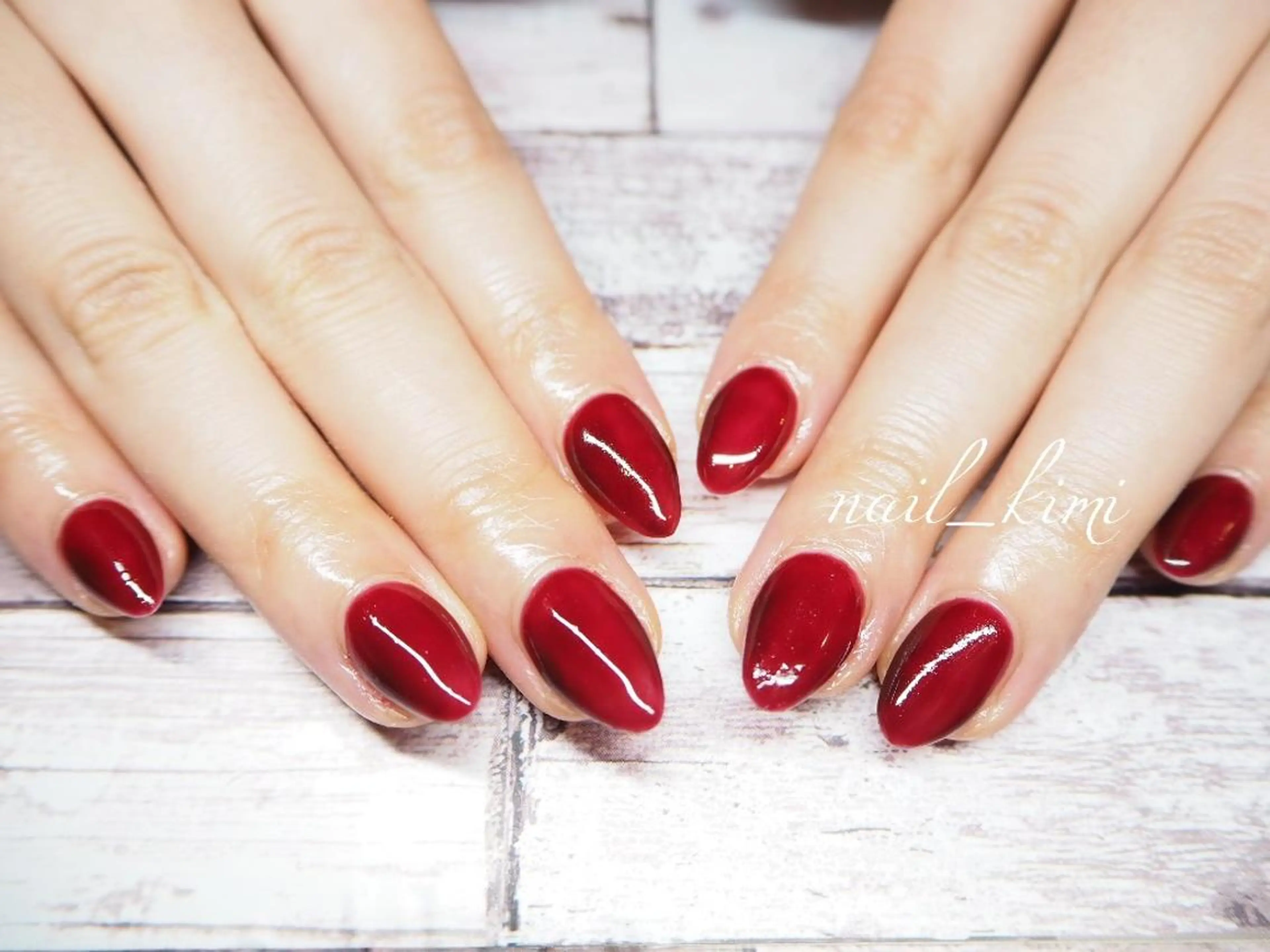 ネイル ワンカラーネイル ConneQt所属・ETHOSENSE. kimikaのネイルデザイン