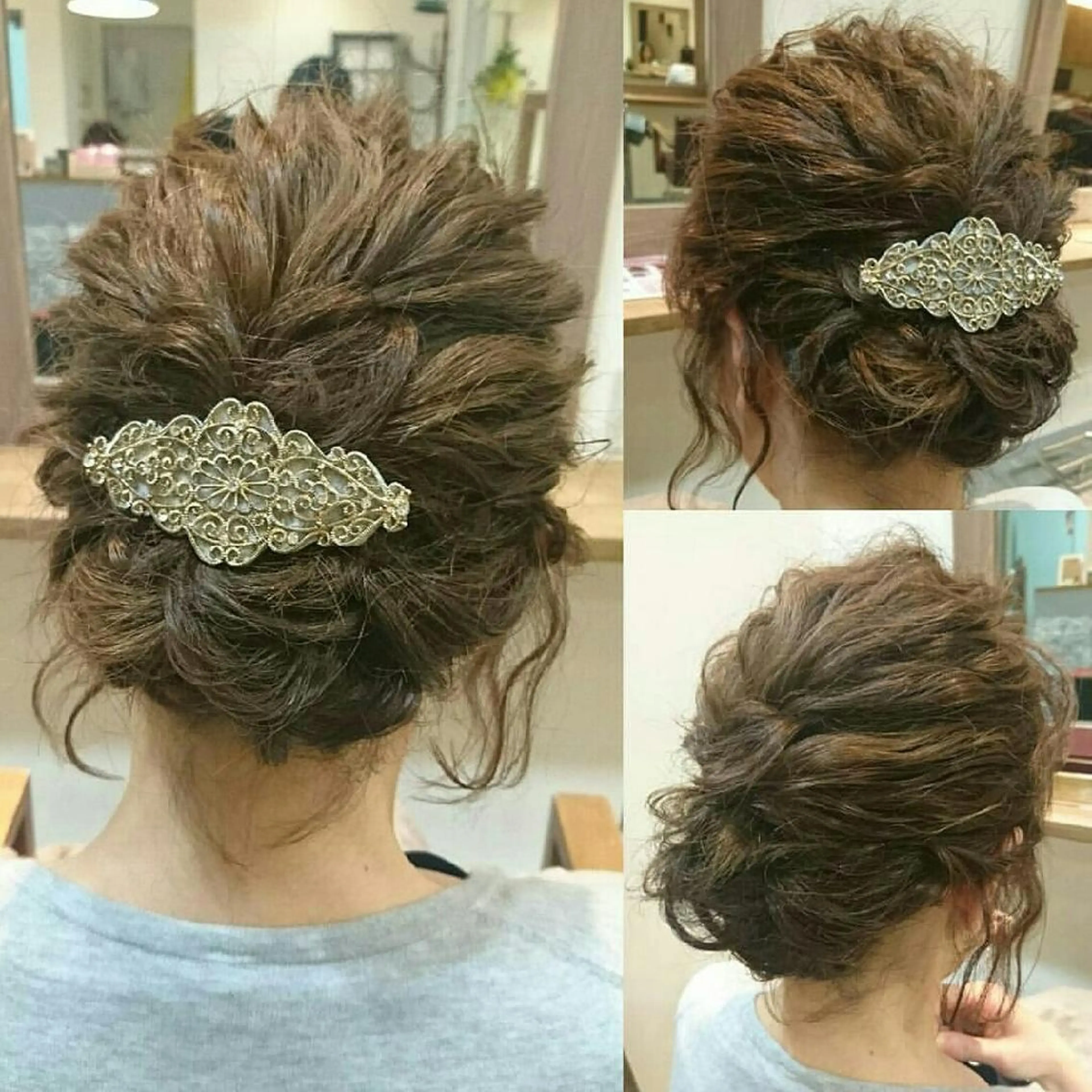 ミディアム ヘアアレンジ little×PORTO 元町所属・Topstylist ゆきこのヘアスタイル