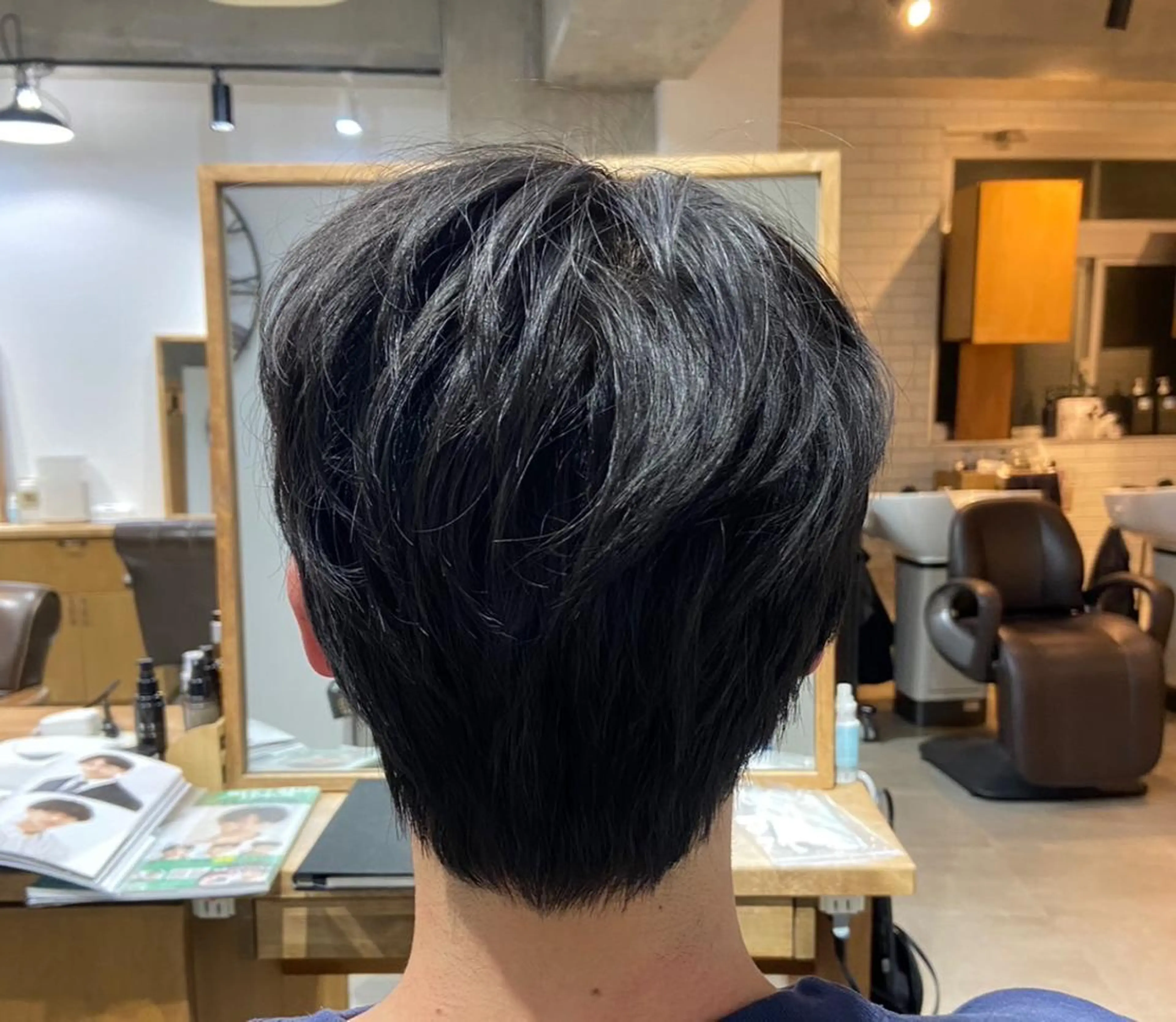 メンズ 安岡美咲✂︎ 艶カラー/髪質改善のヘアスタイル