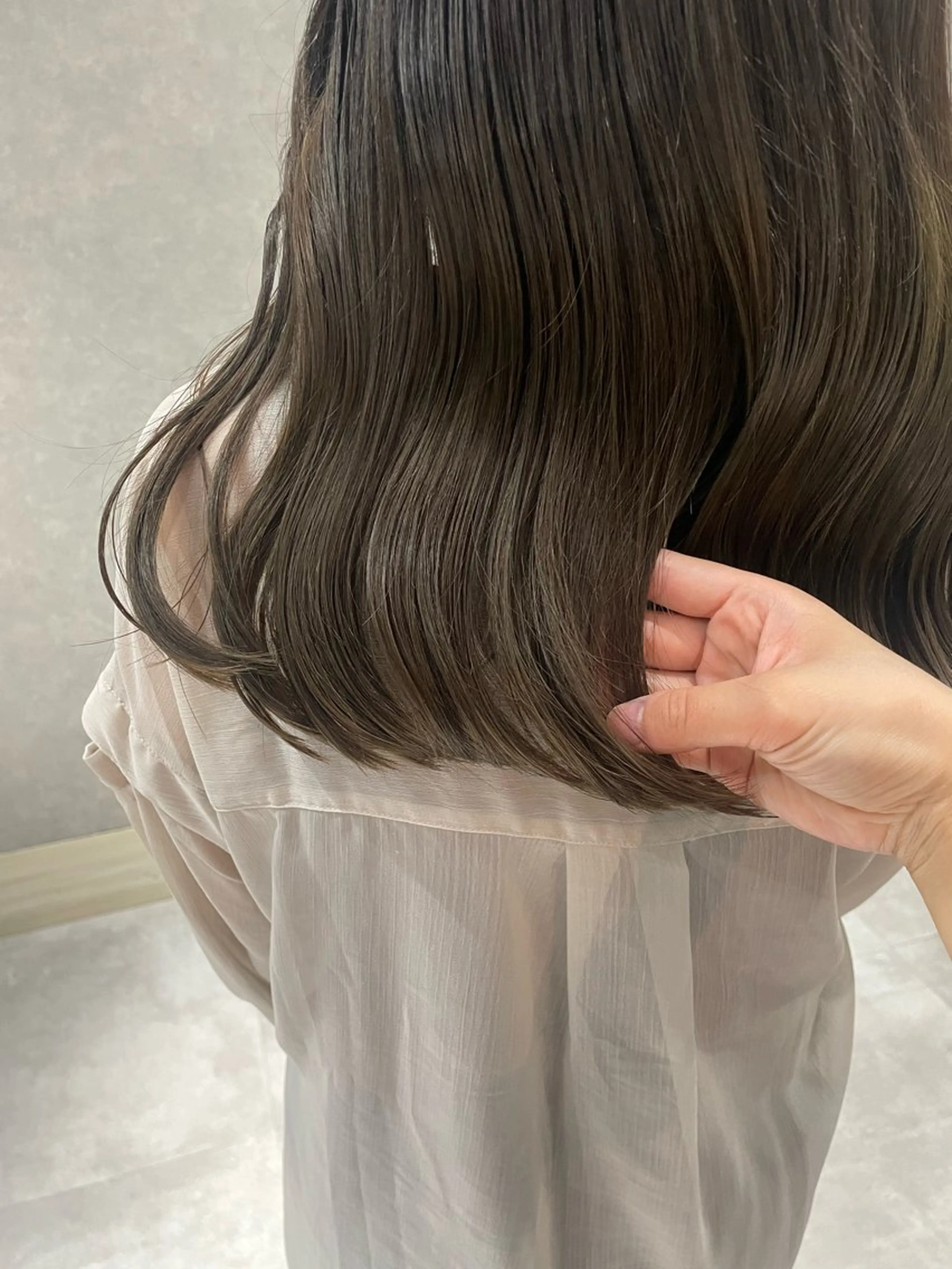 ロング カラー つちくら あみのヘアスタイル