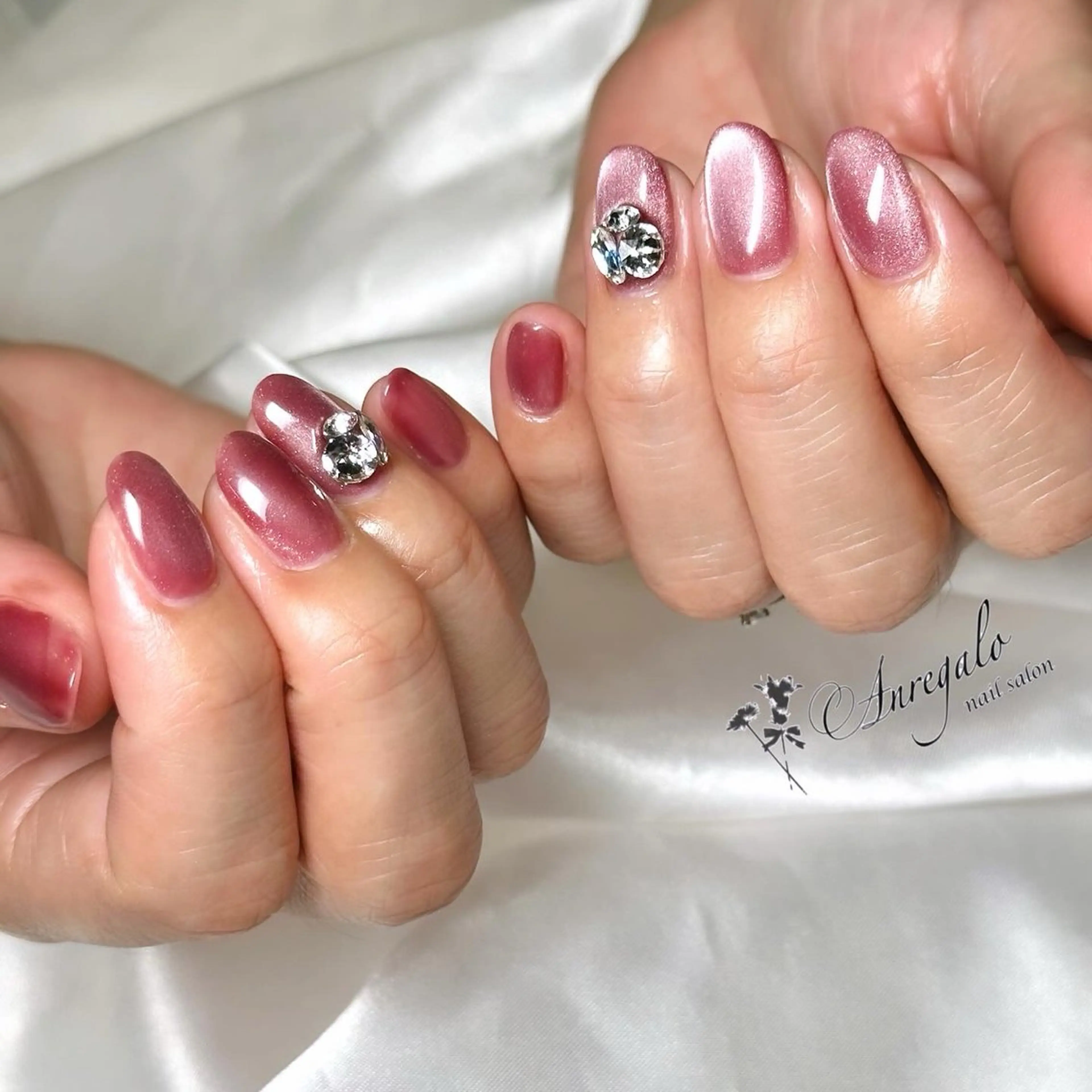 ネイル ワンカラーネイル nail salon Anregalo《アンレガロ》所属・橋本 麻未のネイルデザイン