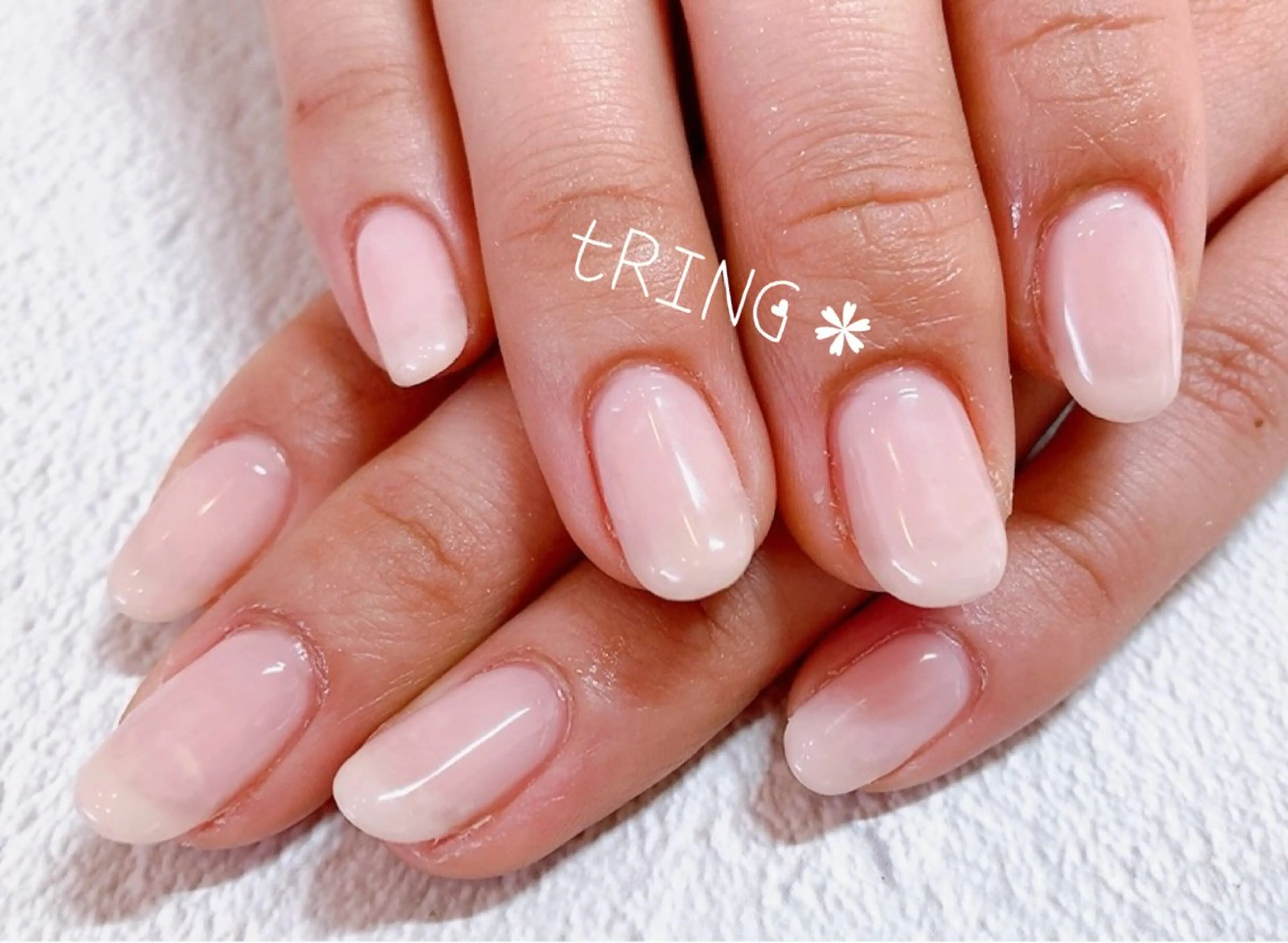 ネイル ハンドネイル tRING＊ しいの木台のネイルデザイン