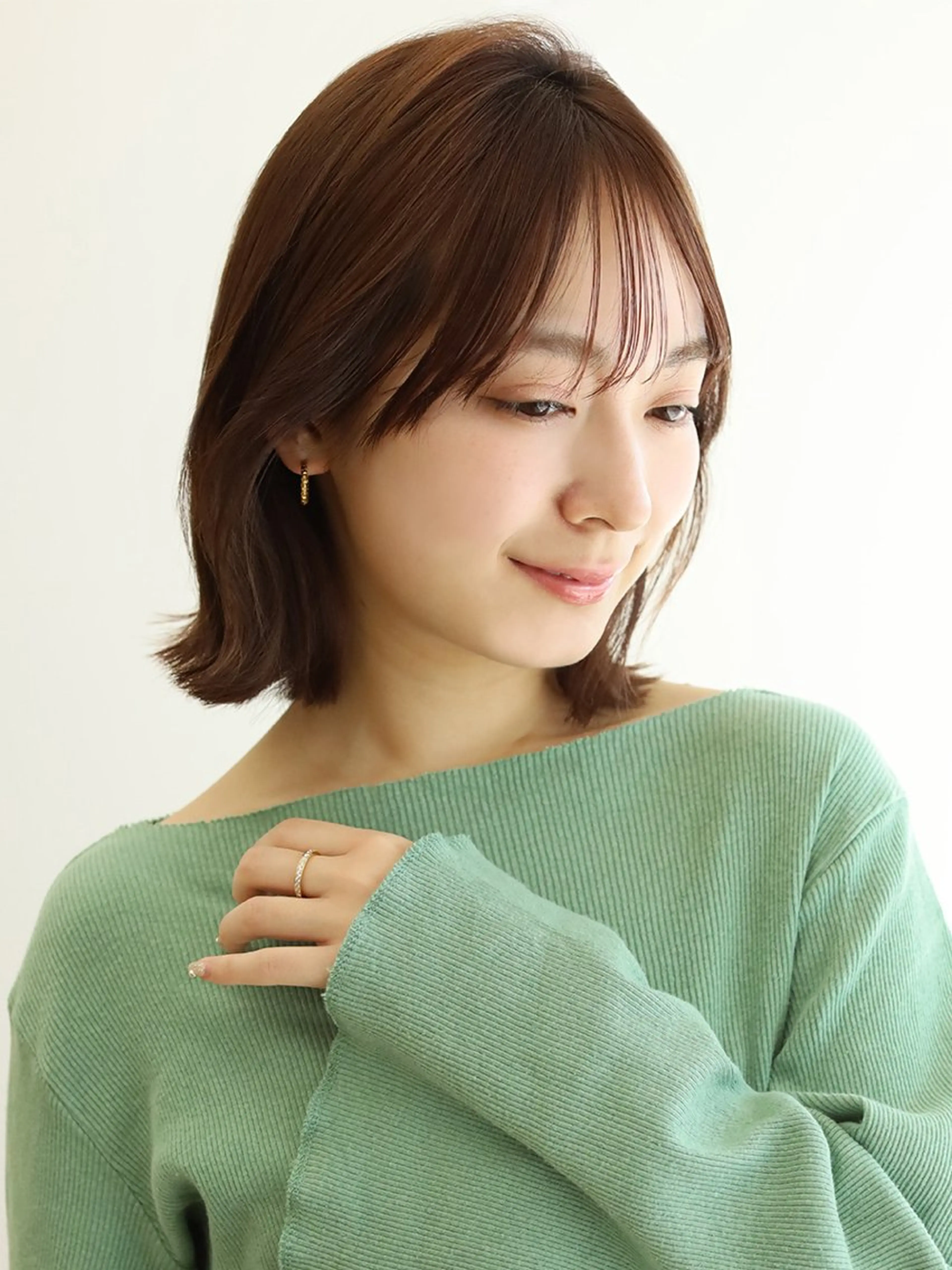 ショート カラー ヘアカラー ブリーチ/暖色カラー 宮城陽日のヘアスタイル