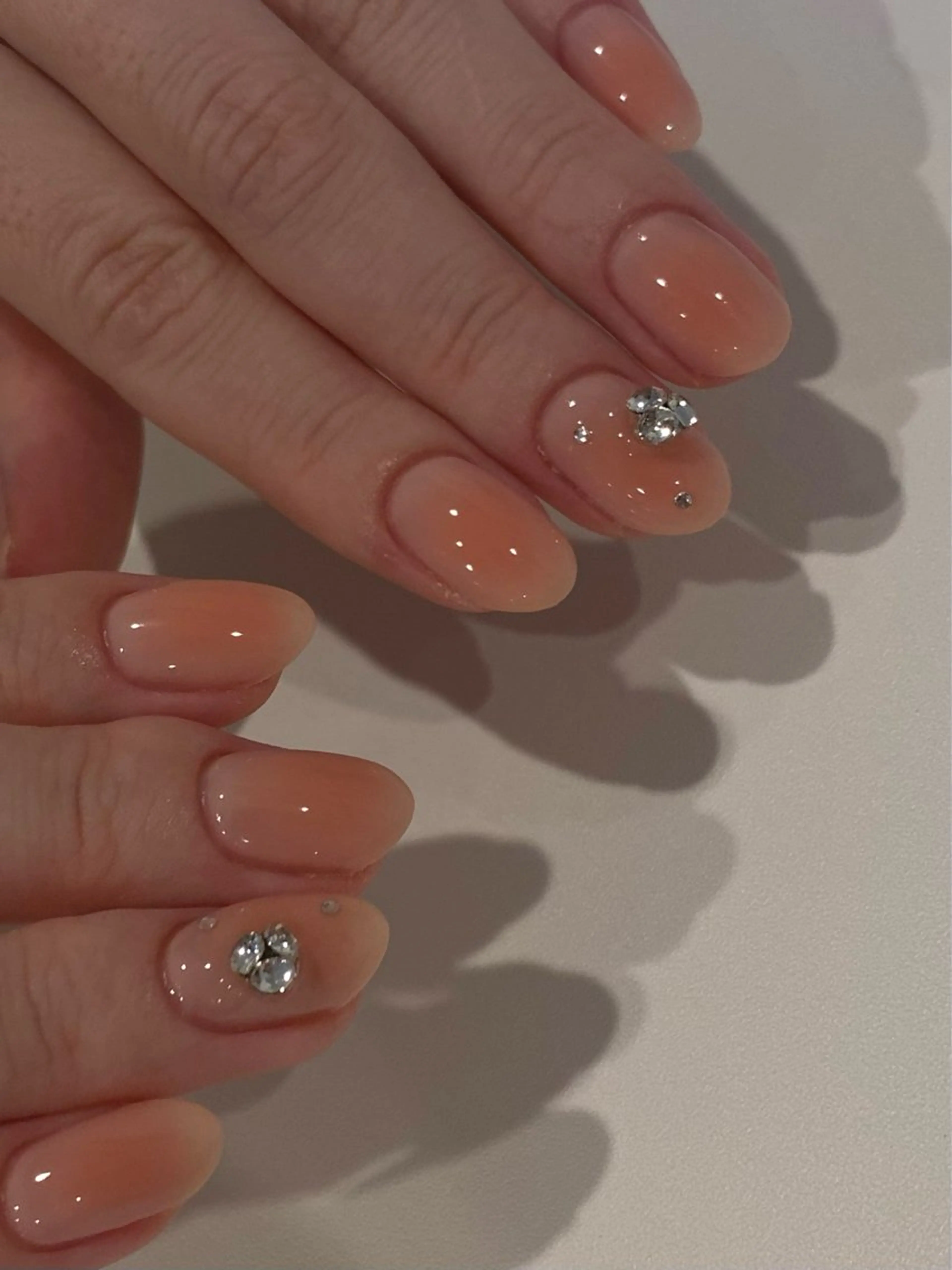 ネイル チークネイル ハンドネイル odette Mikiのネイルデザイン