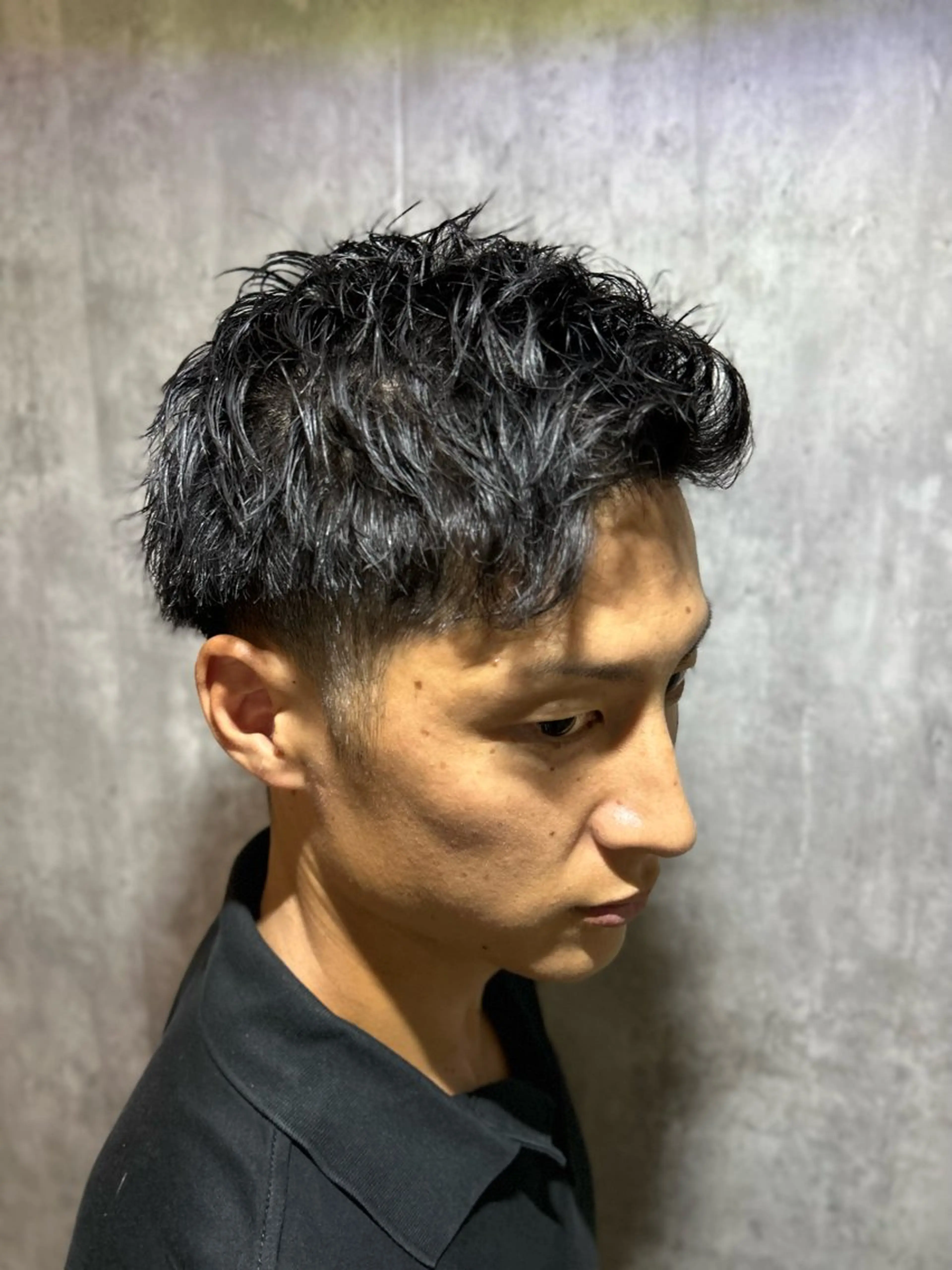 ショート ショートヘア ツイストパーマ ヒロ銀座所属・小島 史也のヘアスタイル