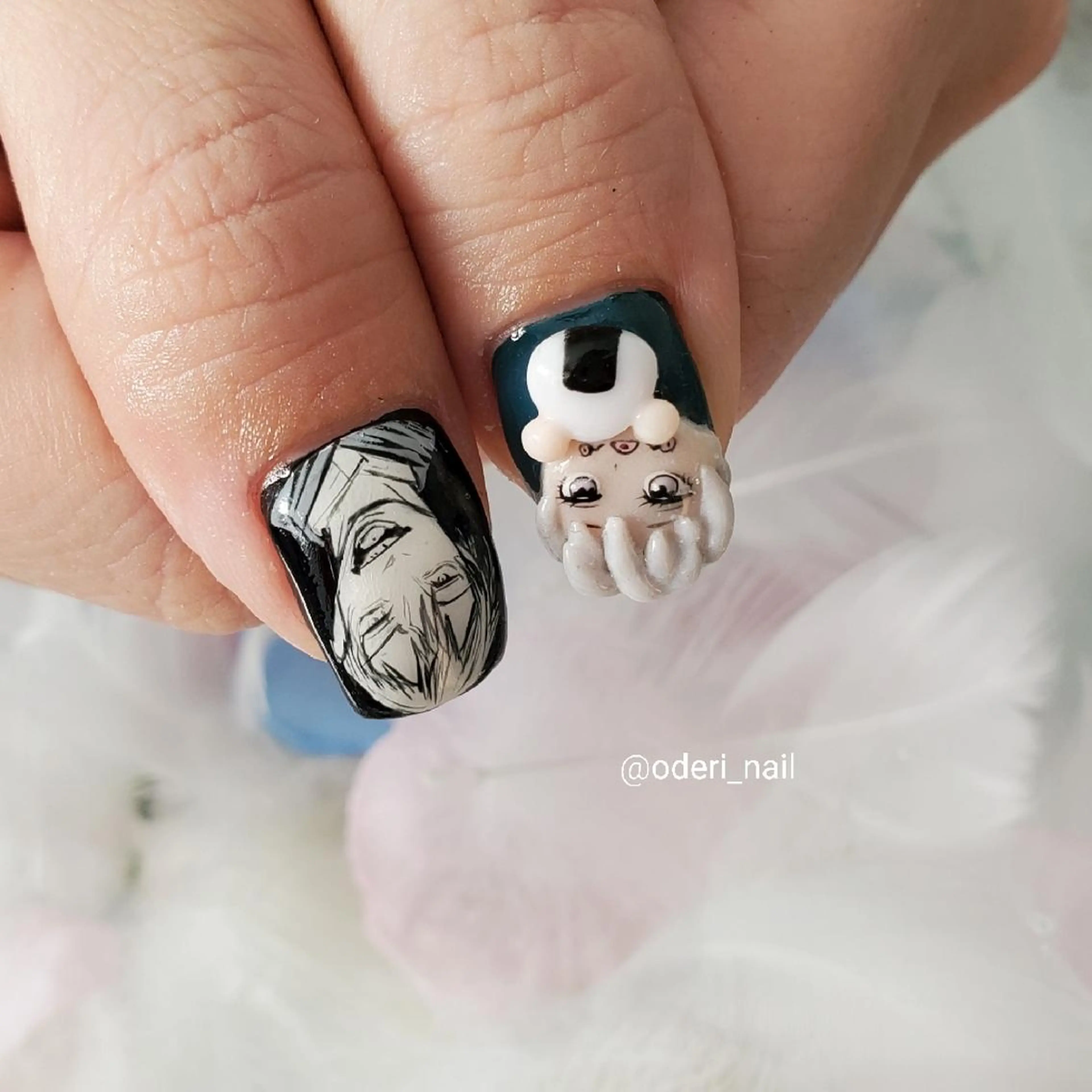 ネイル アートネイル ジェルネイル おで@ oderi_nailのネイルデザイン