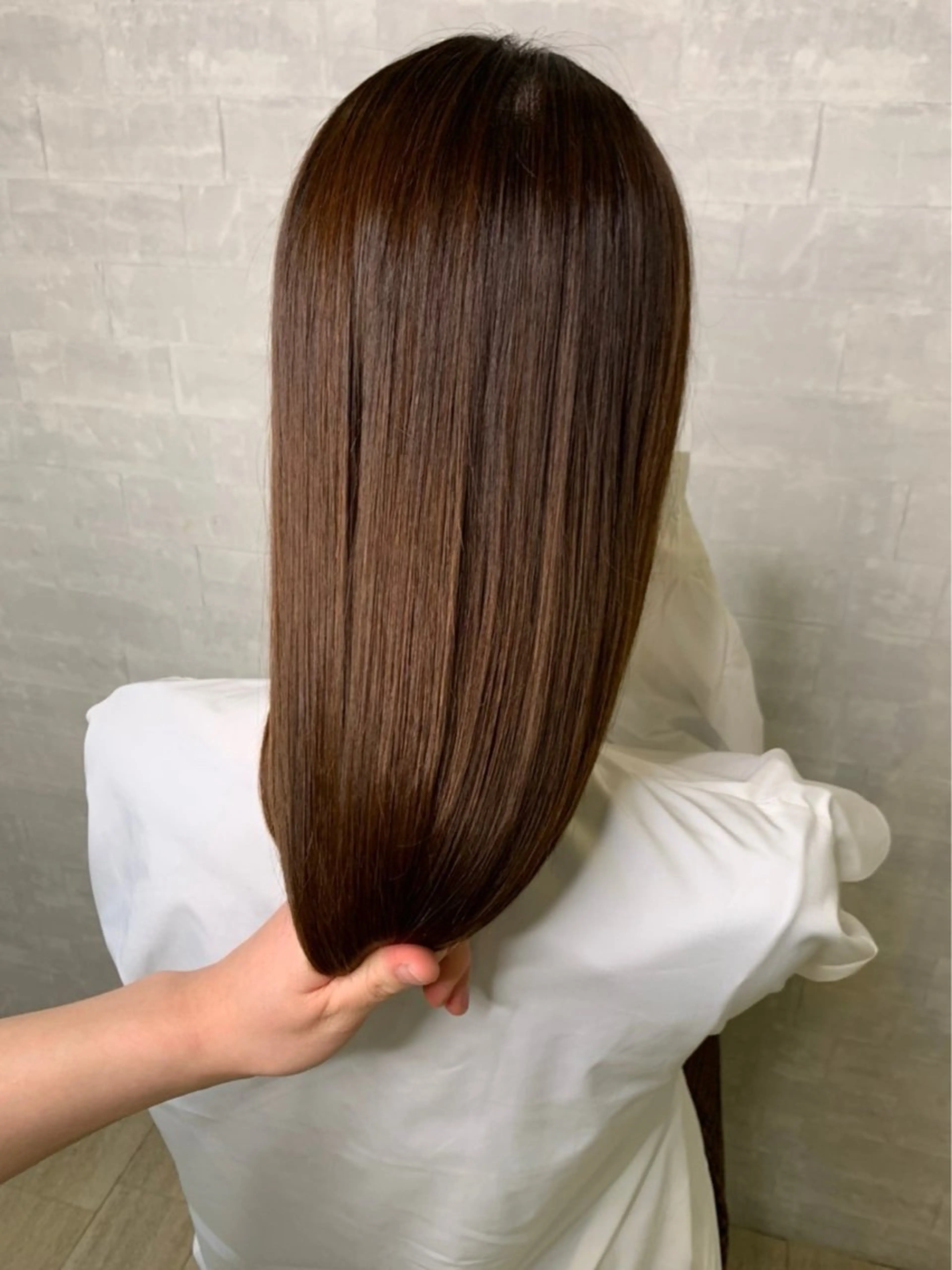 ロング 縮毛矯正 モデル募集中 /あやな🎀🪞🩰のヘアスタイル