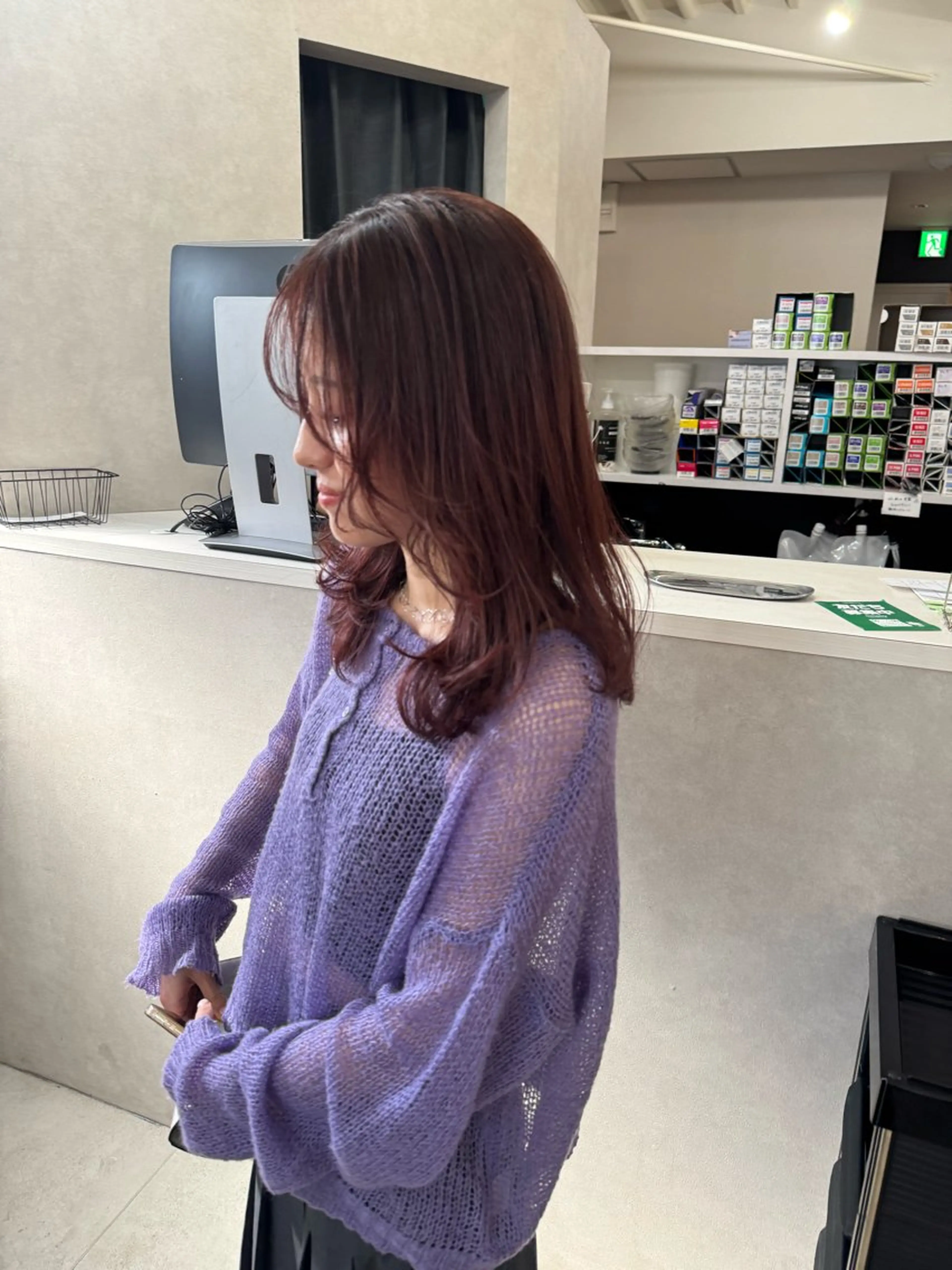 ミディアム reira/堀江 /似合わせカットのヘアスタイル